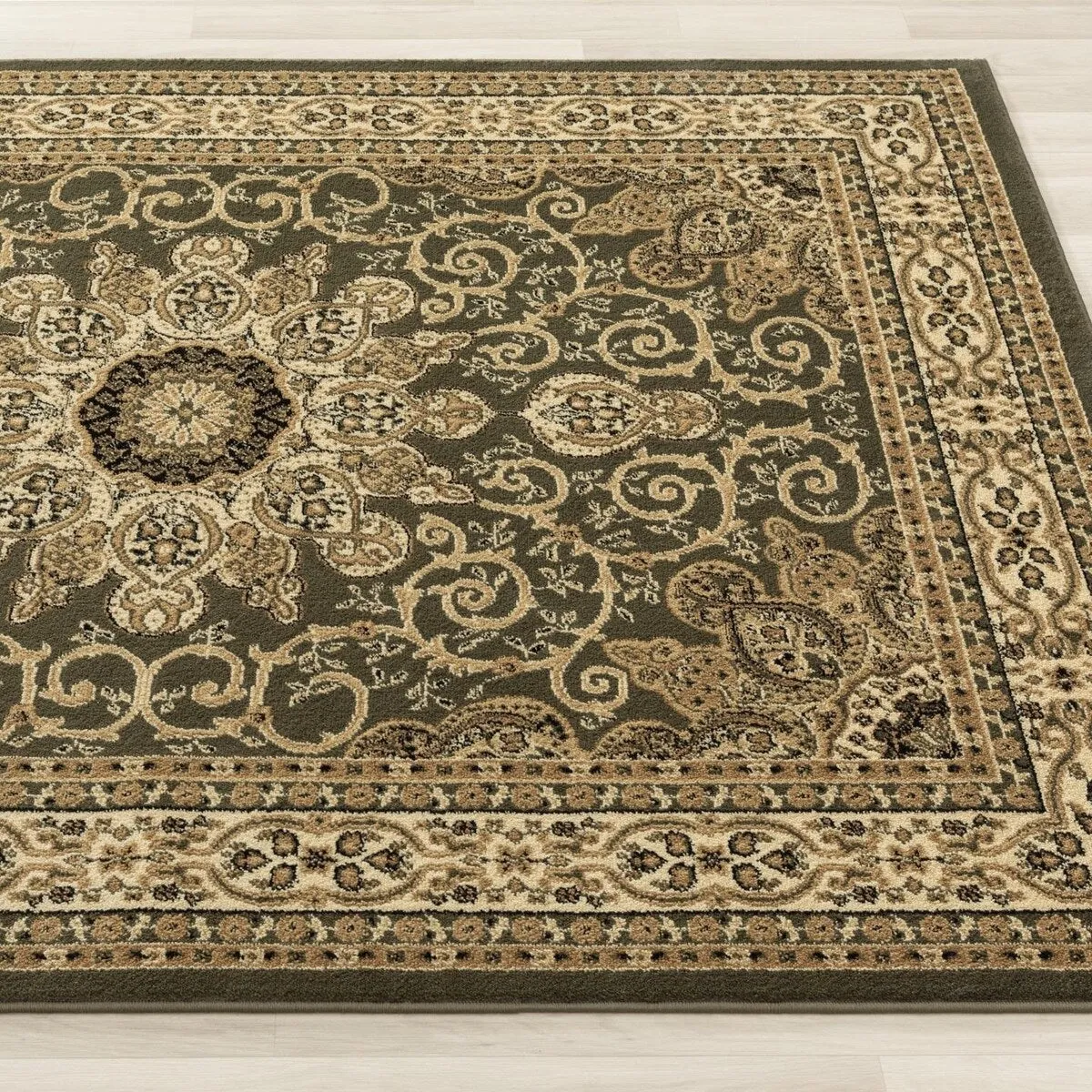Luxe Weavers Oriental Floral Medallion Area Rug. Indoor Floor Cover