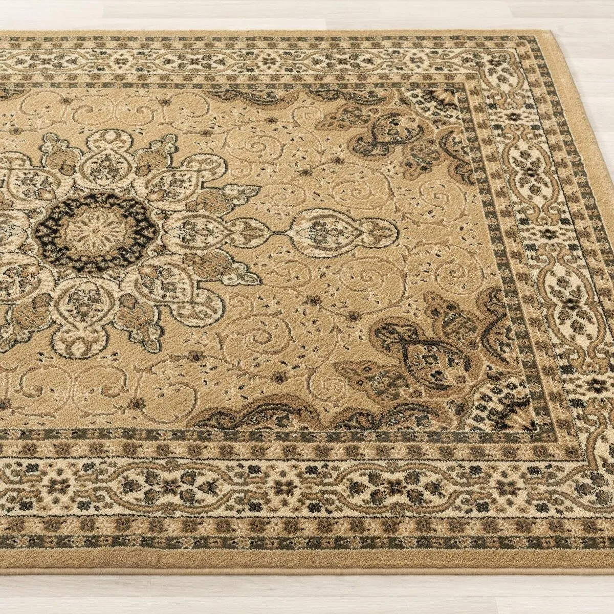 Luxe Weavers Oriental Floral Medallion Area Rug. Indoor Floor Cover