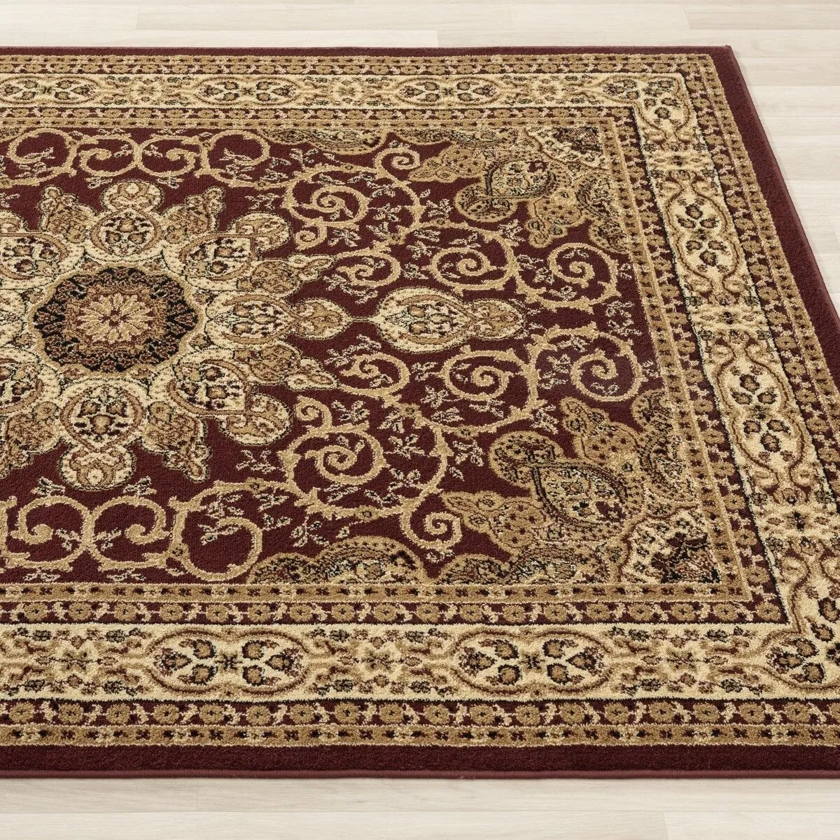Luxe Weavers Oriental Floral Medallion Area Rug. Indoor Floor Cover