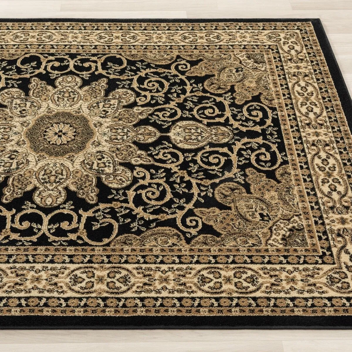 Luxe Weavers Oriental Floral Medallion Area Rug. Indoor Floor Cover