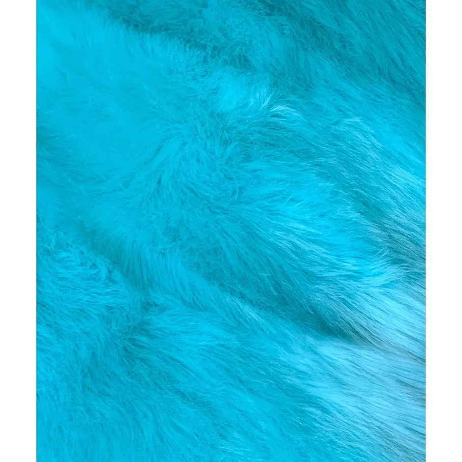 Luxurious Faux Sheepskin Square Area Rug
