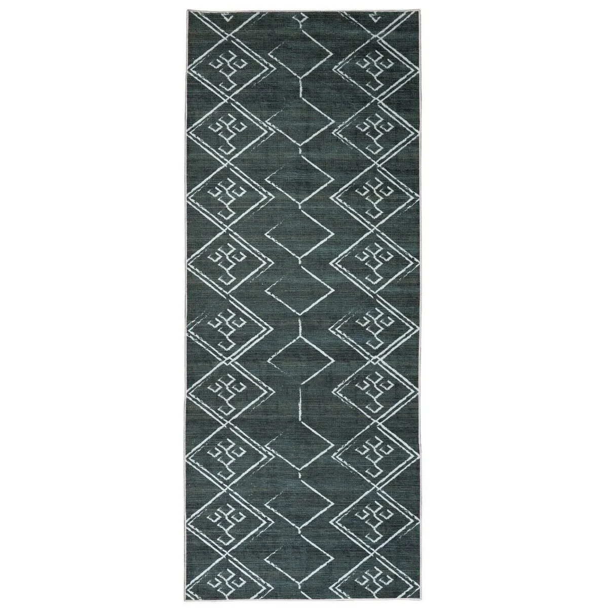 Machine Washable-Eco-Friendly Area Rug With Non-Slip Backing Aspen Tribal Moroccan Bohemian Design