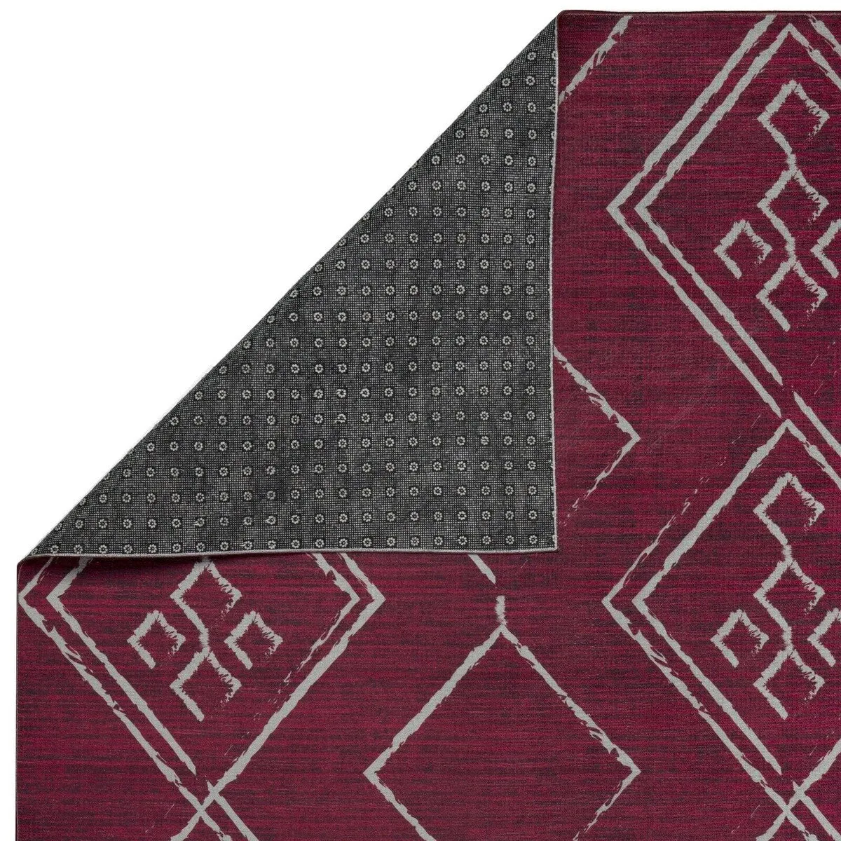 Machine Washable-Eco-Friendly Area Rug With Non-Slip Backing Aspen Tribal Moroccan Bohemian Design