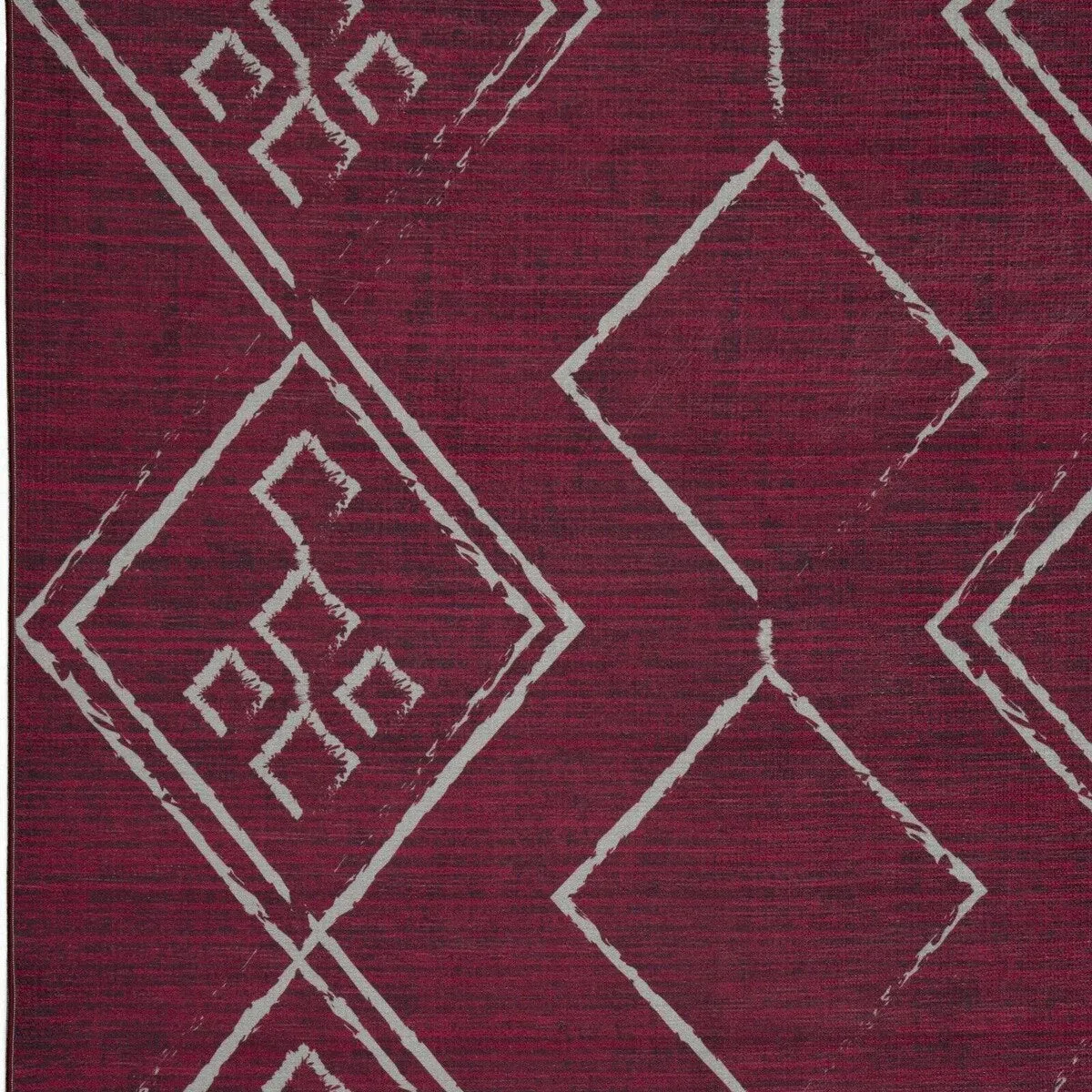 Machine Washable-Eco-Friendly Area Rug With Non-Slip Backing Aspen Tribal Moroccan Bohemian Design