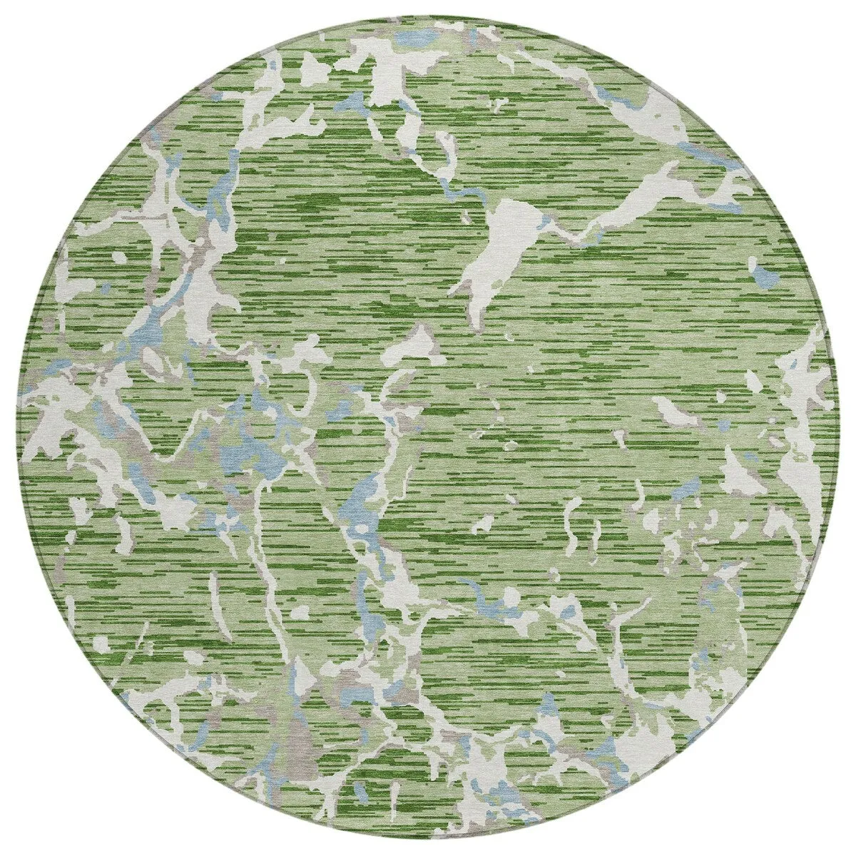 Machine Washable Indoor/ Outdoor Abstract Camo Chantille Rug