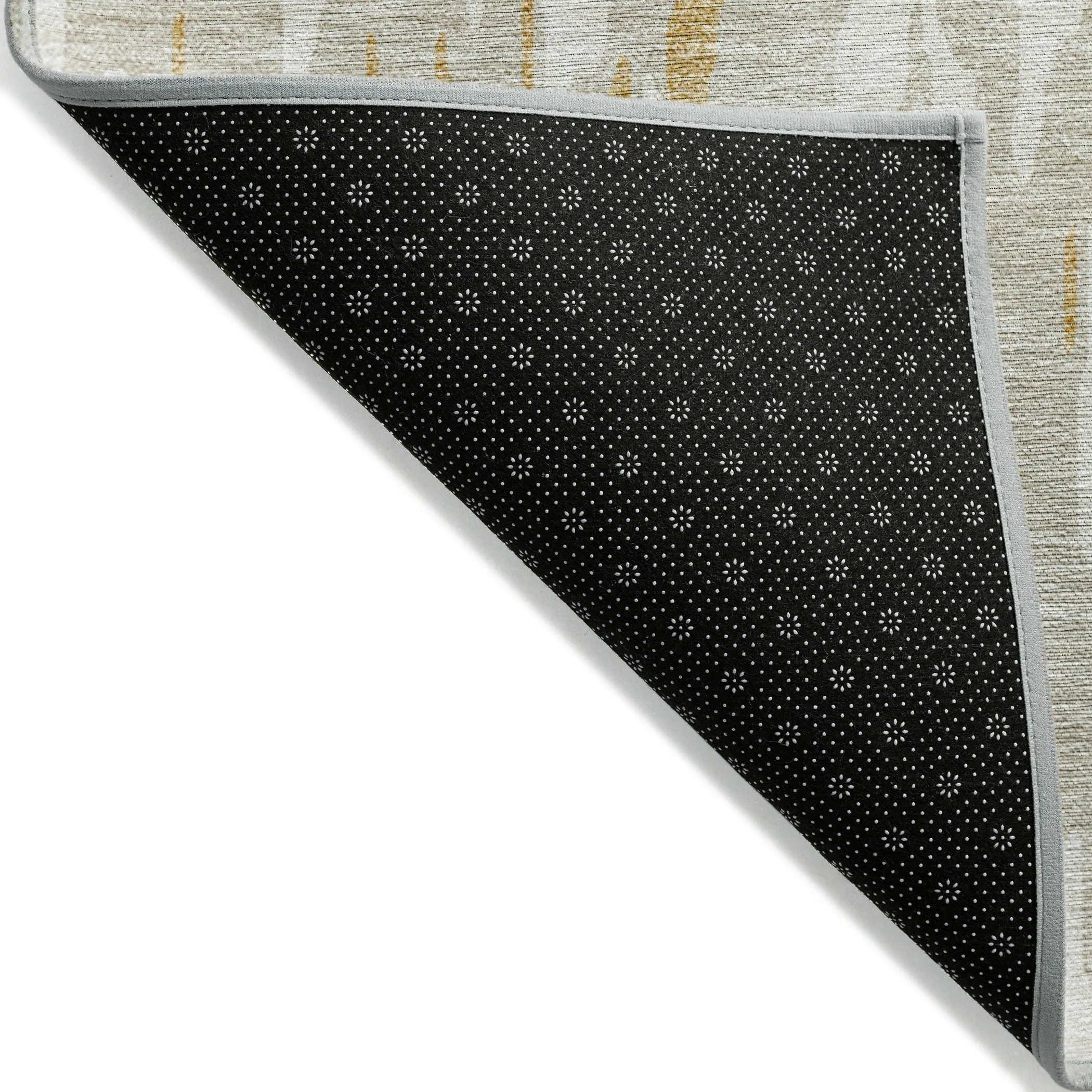 Machine Washable Indoor/ Outdoor Abstract Chantille Rug