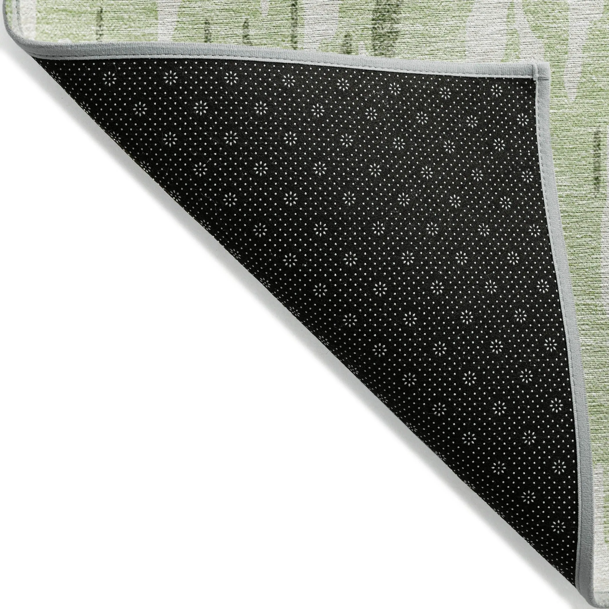Machine Washable Indoor/ Outdoor Abstract Chantille Rug