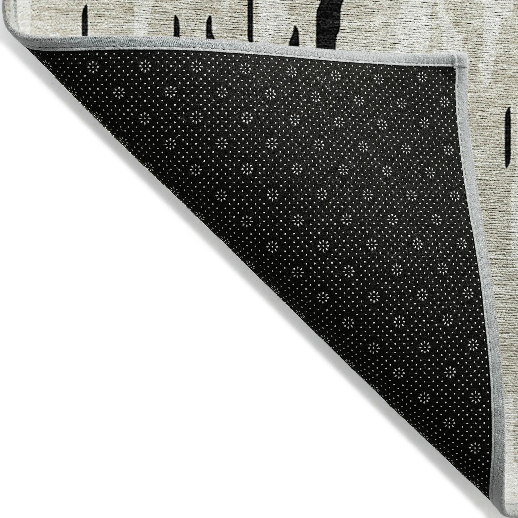 Machine Washable Indoor/ Outdoor Abstract Chantille Rug