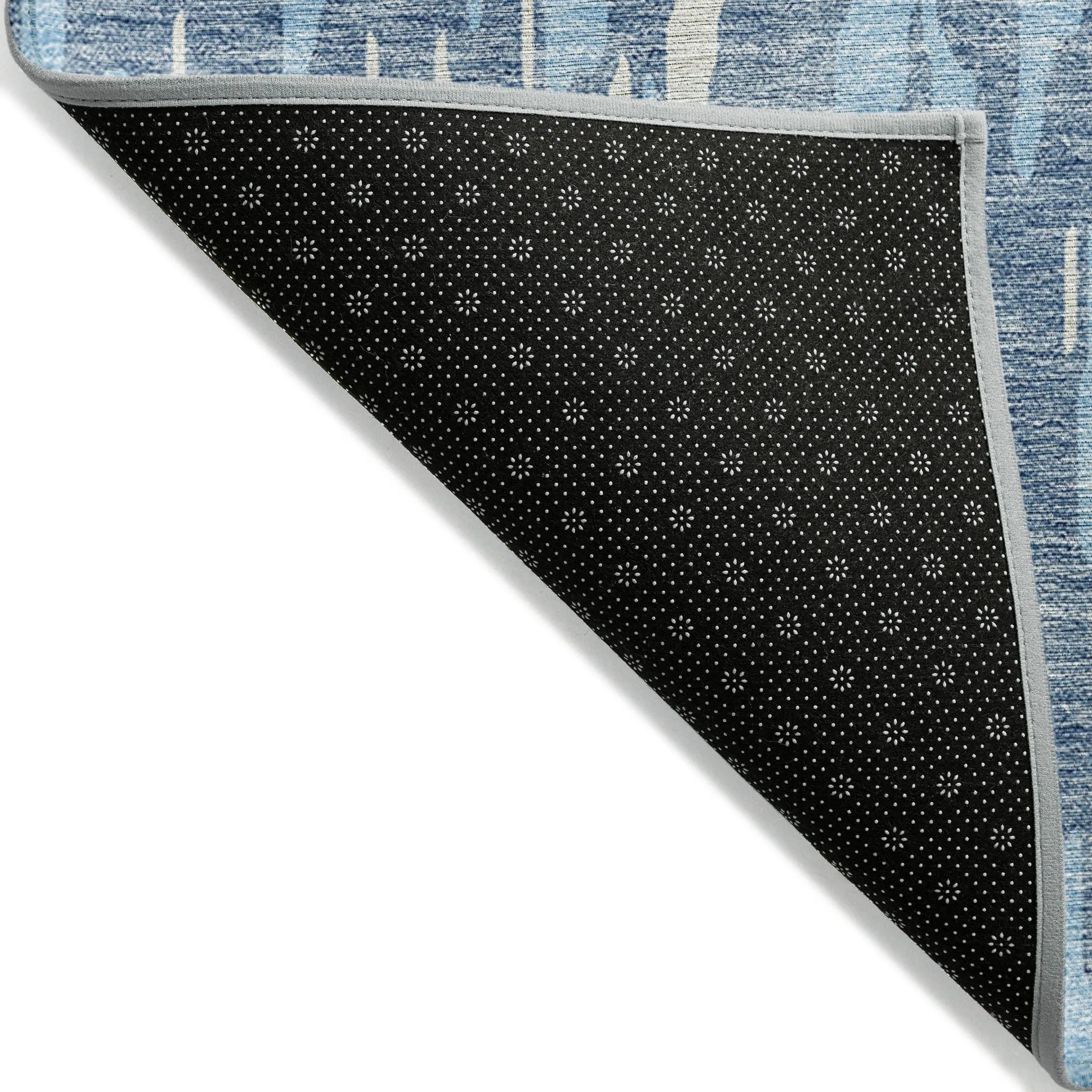 Machine Washable Indoor/ Outdoor Abstract Chantille Rug