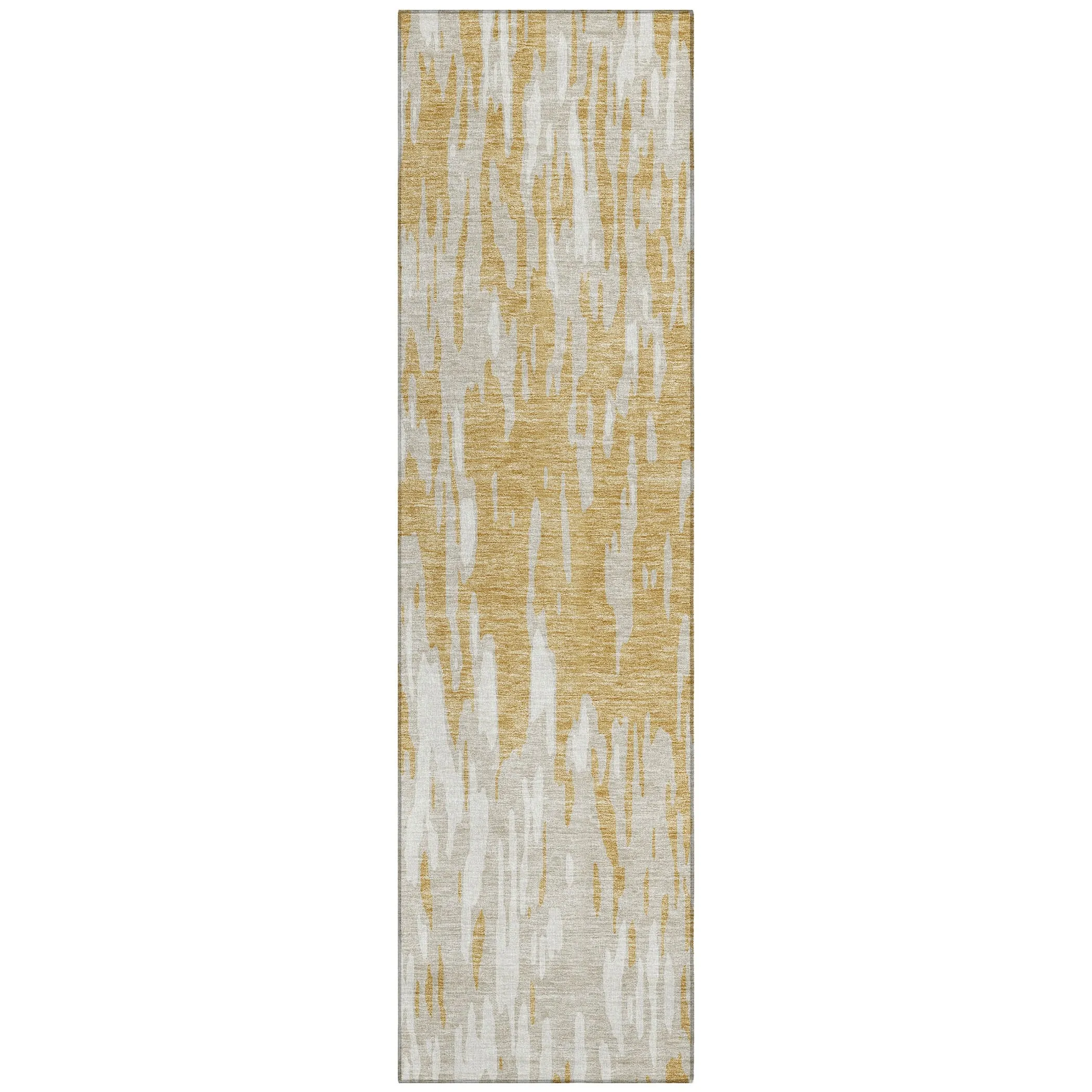 Machine Washable Indoor/ Outdoor Abstract Chantille Rug