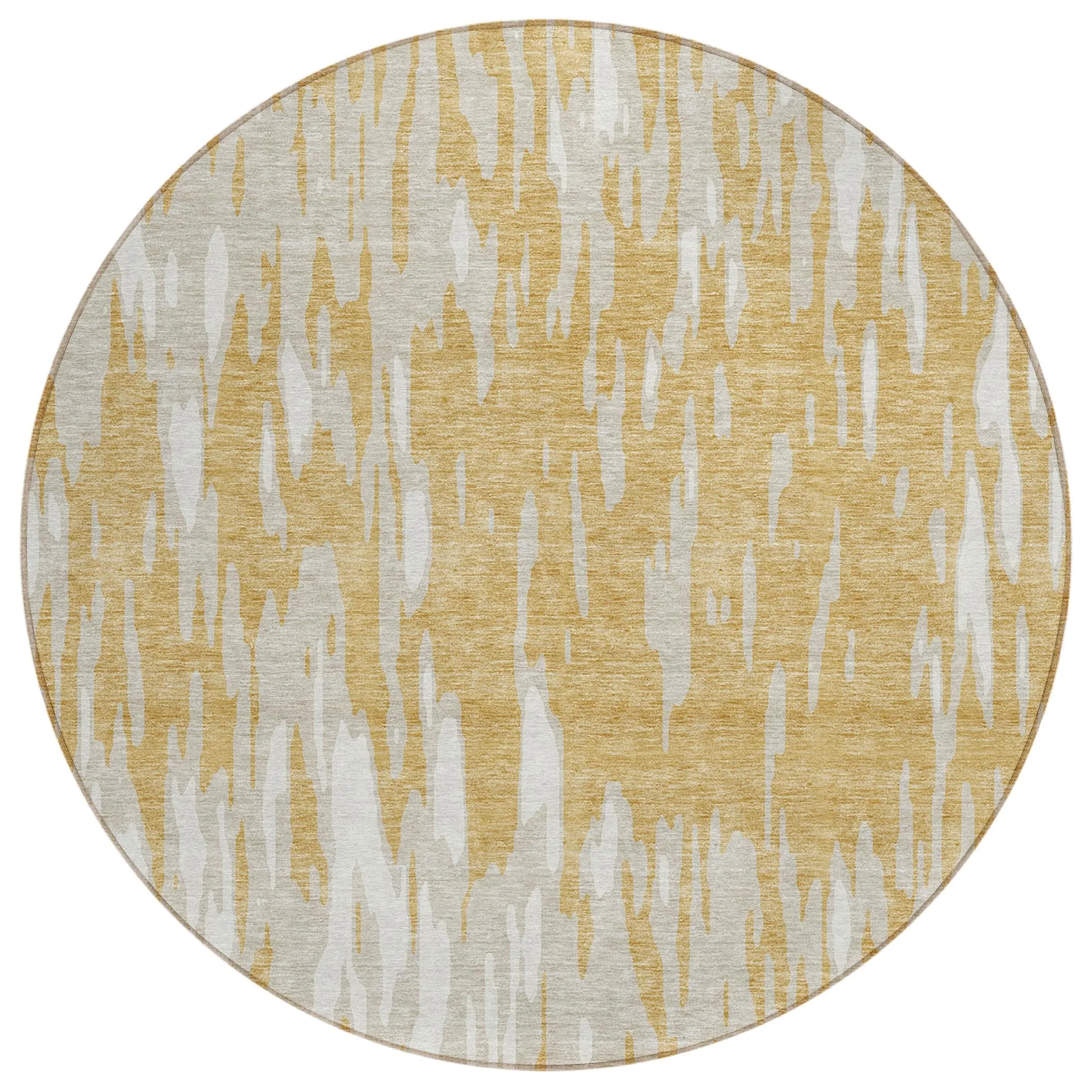 Machine Washable Indoor/ Outdoor Abstract Chantille Rug