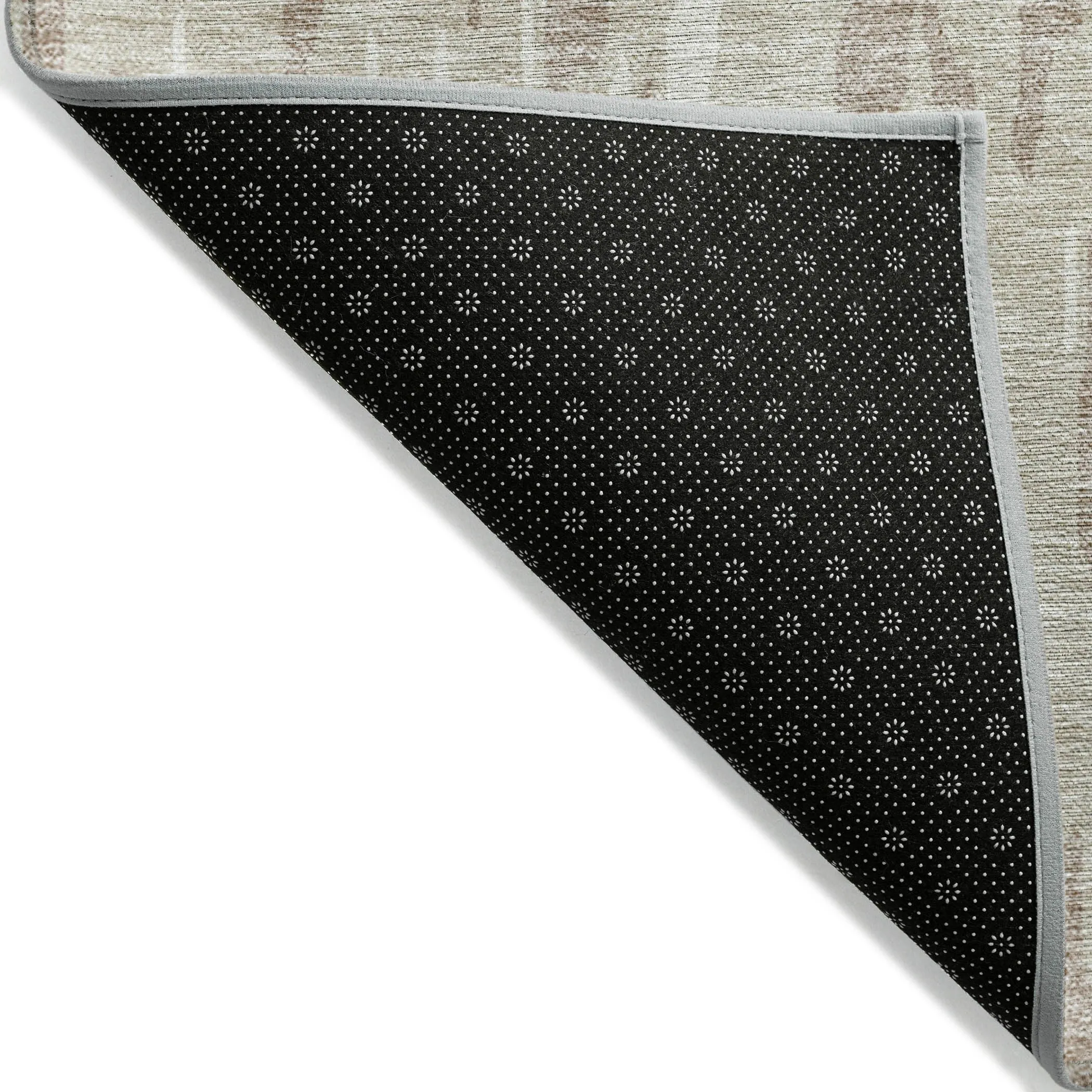 Machine Washable Indoor/ Outdoor Abstract Chantille Rug