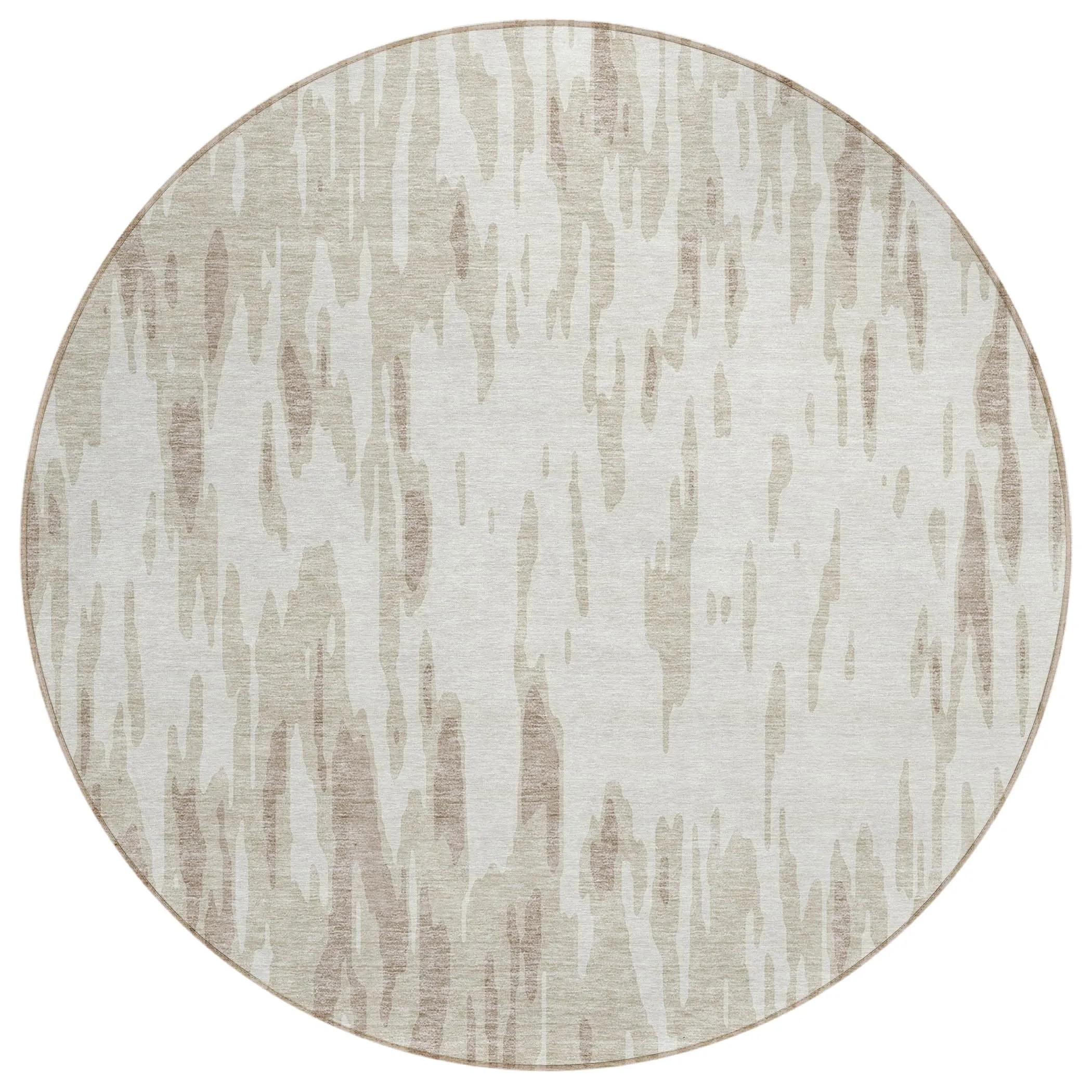 Machine Washable Indoor/ Outdoor Abstract Chantille Rug