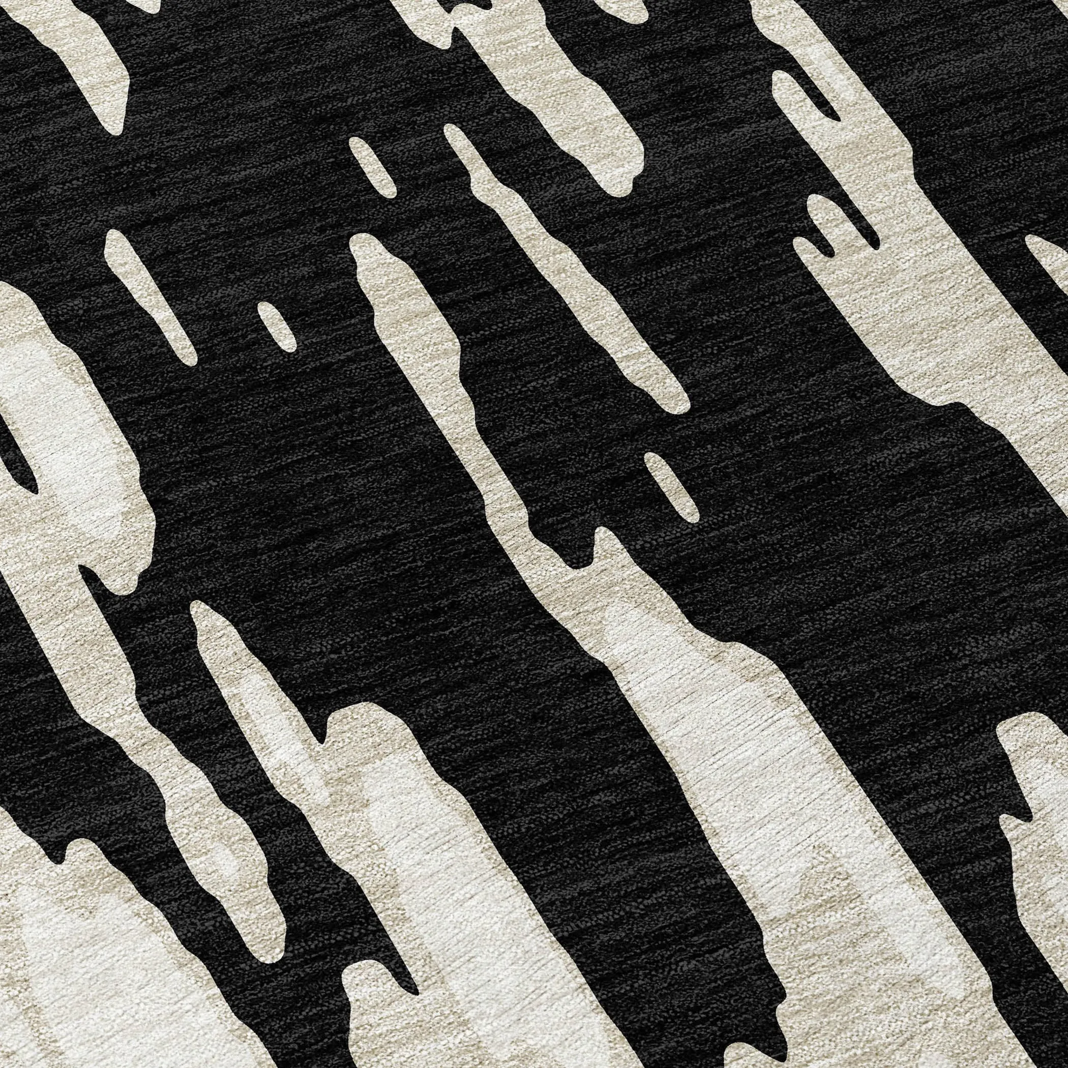 Machine Washable Indoor/ Outdoor Abstract Chantille Rug