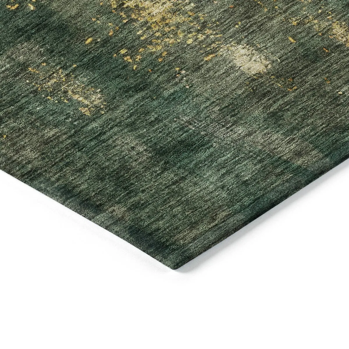 Machine Washable Indoor/ Outdoor Abstract Modern Chantille Rug