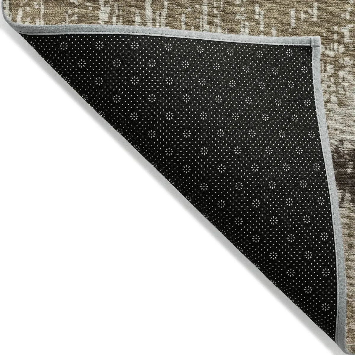 Machine Washable Indoor/ Outdoor Abstract Ombre Chantille Rug