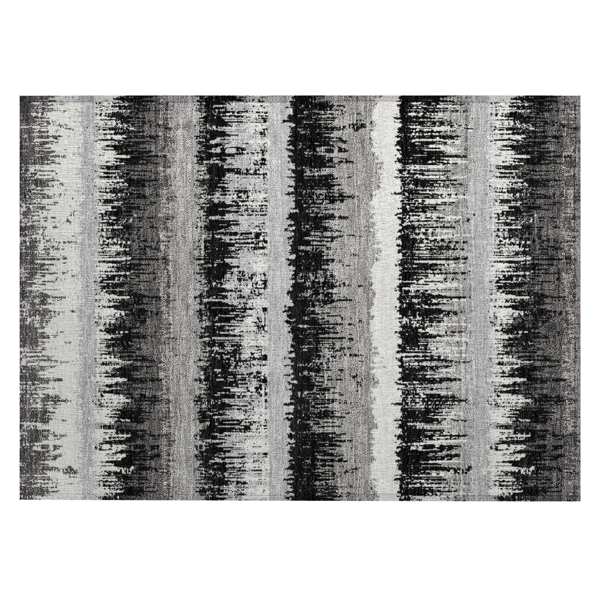 Machine Washable Indoor/ Outdoor Abstract Ombre Chantille Rug
