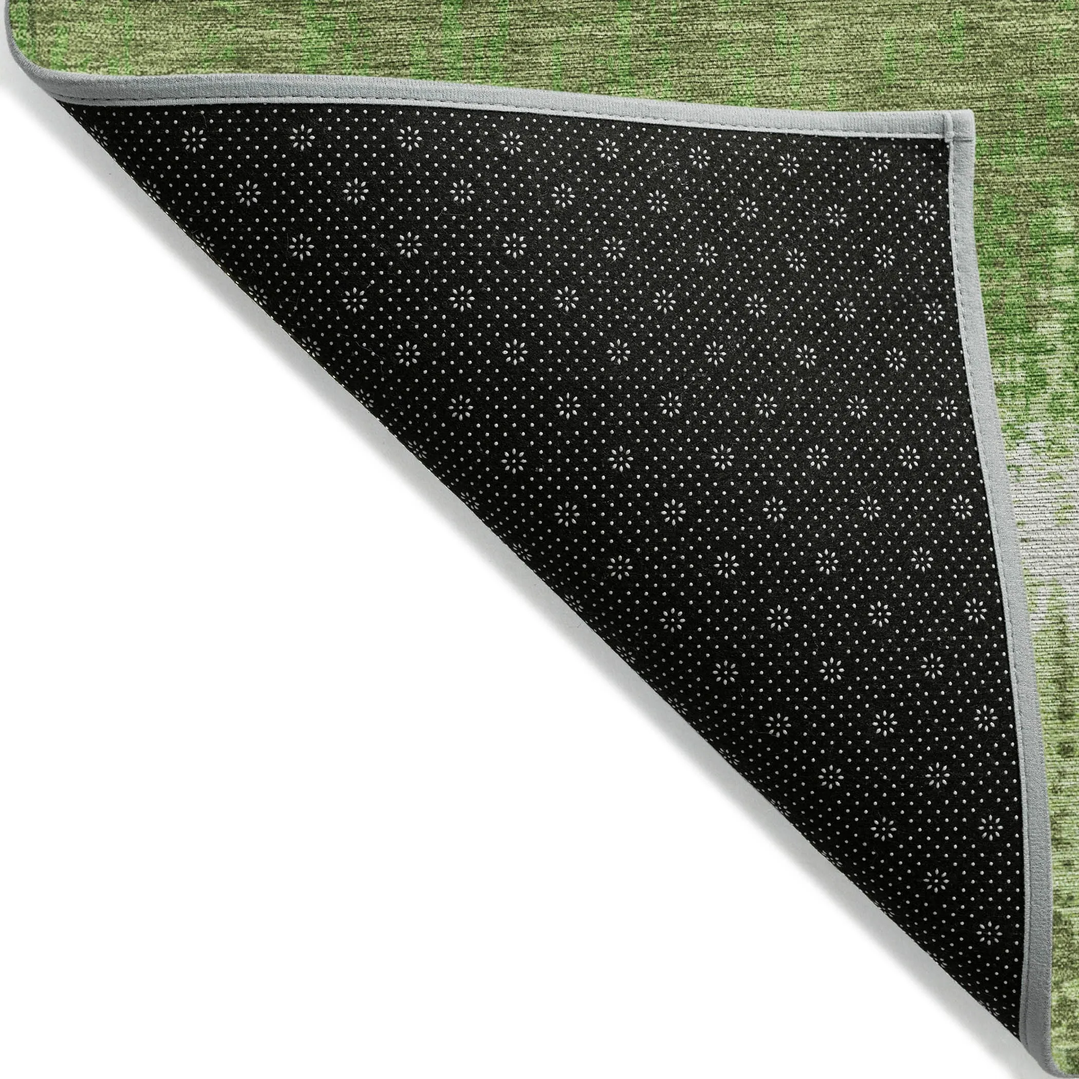 Machine Washable Indoor/ Outdoor Abstract Ombre Chantille Rug