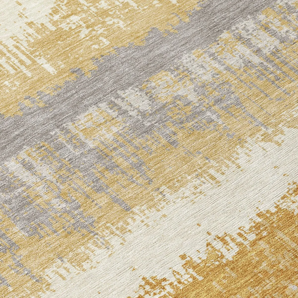Machine Washable Indoor/ Outdoor Abstract Ombre Chantille Rug