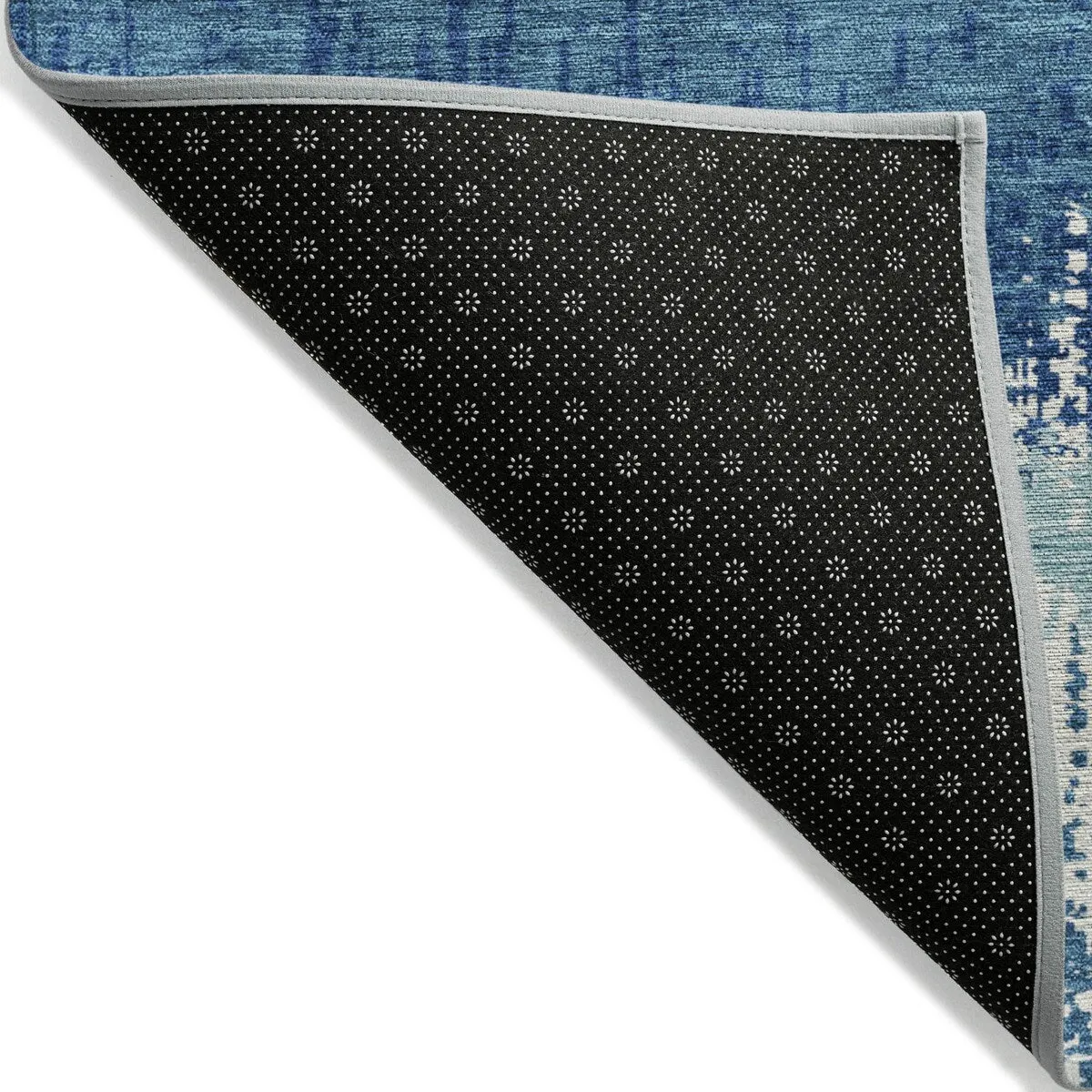 Machine Washable Indoor/ Outdoor Abstract Ombre Chantille Rug