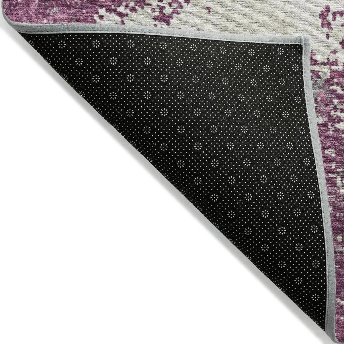 Machine Washable Indoor/ Outdoor Abstract Pixels Chantille Rug