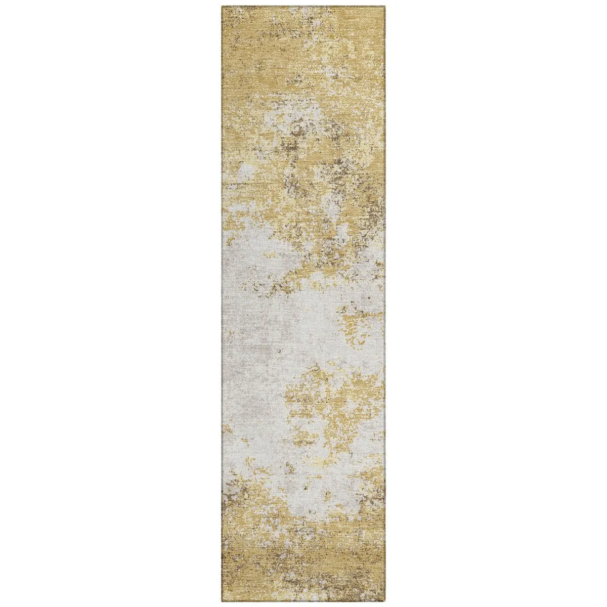 Machine Washable Indoor/ Outdoor Abstract Pixels Chantille Rug
