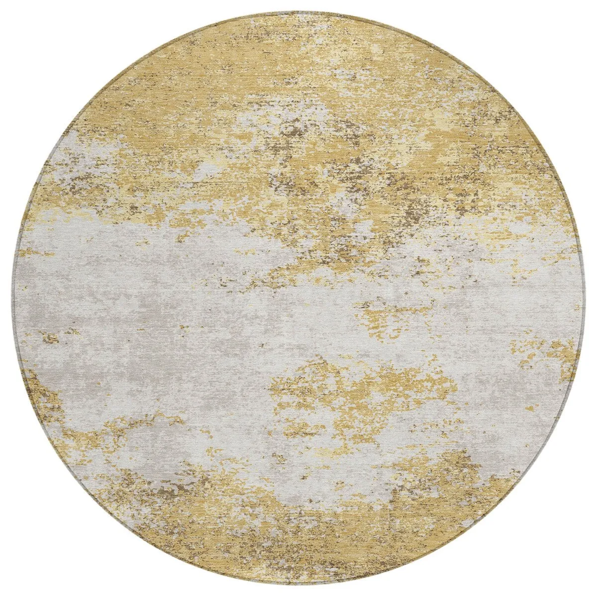 Machine Washable Indoor/ Outdoor Abstract Pixels Chantille Rug
