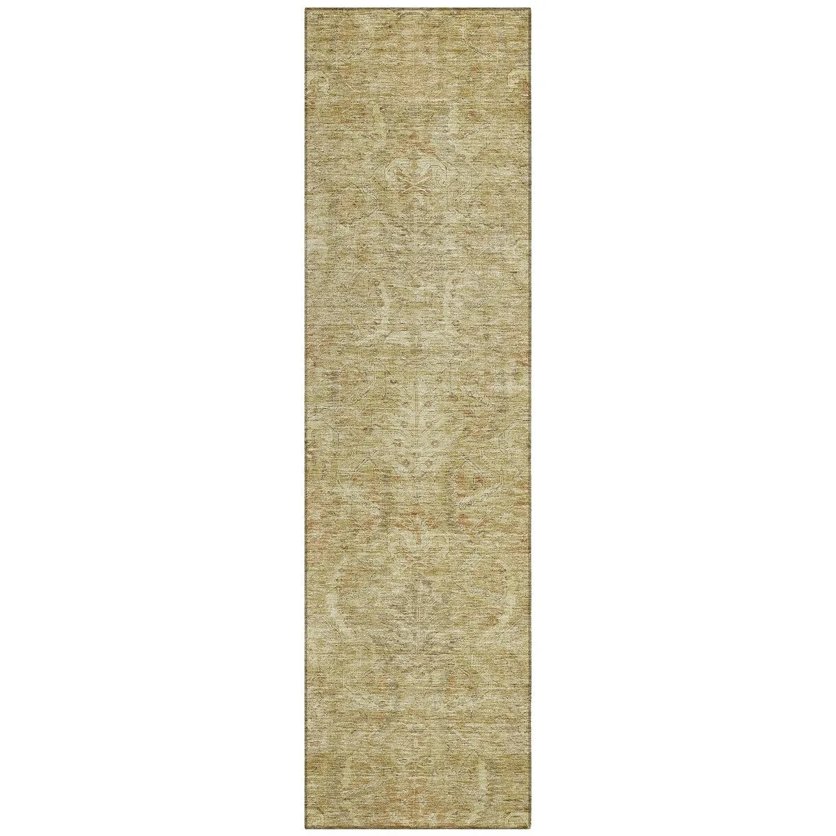 Machine Washable Indoor/ Outdoor Boho Traditional Chantille Rug