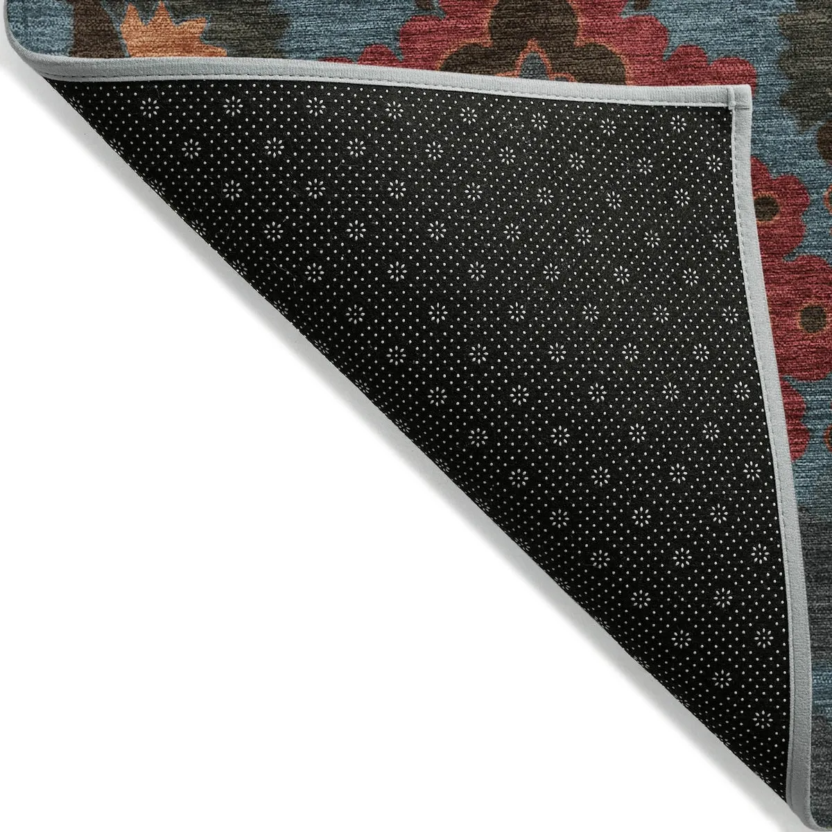 Machine Washable Indoor/ Outdoor Boho Traditional Chantille Rug
