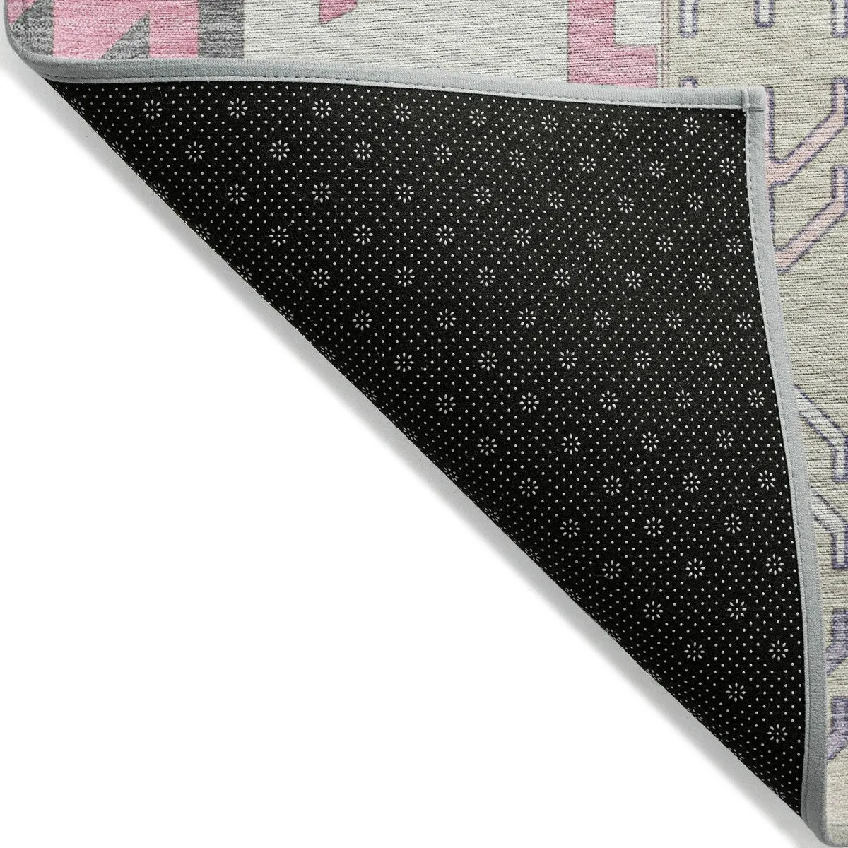 Machine Washable Indoor/ Outdoor Boho Tribal Chantille Rug