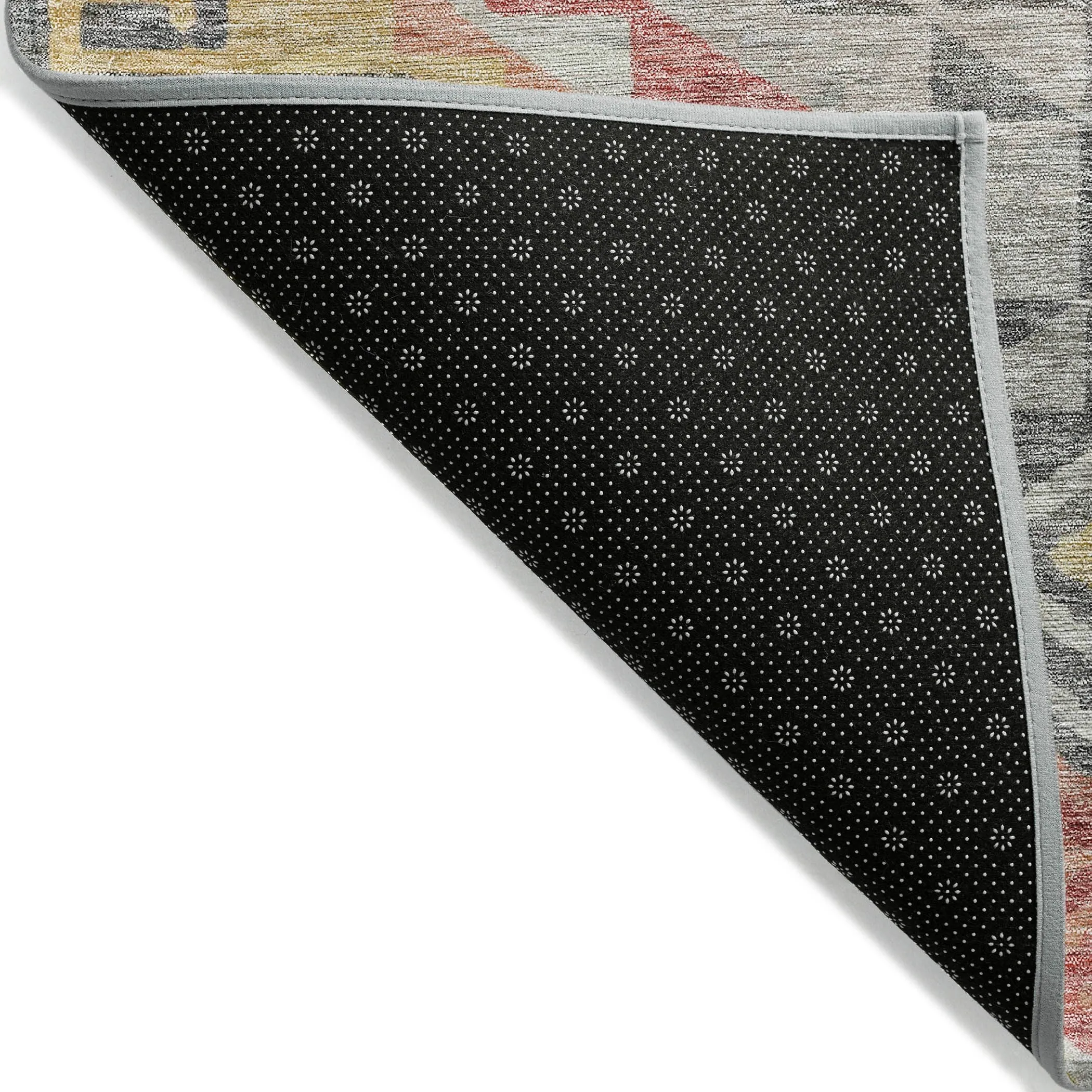 Machine Washable Indoor/ Outdoor Boho Tribal Chantille Rug