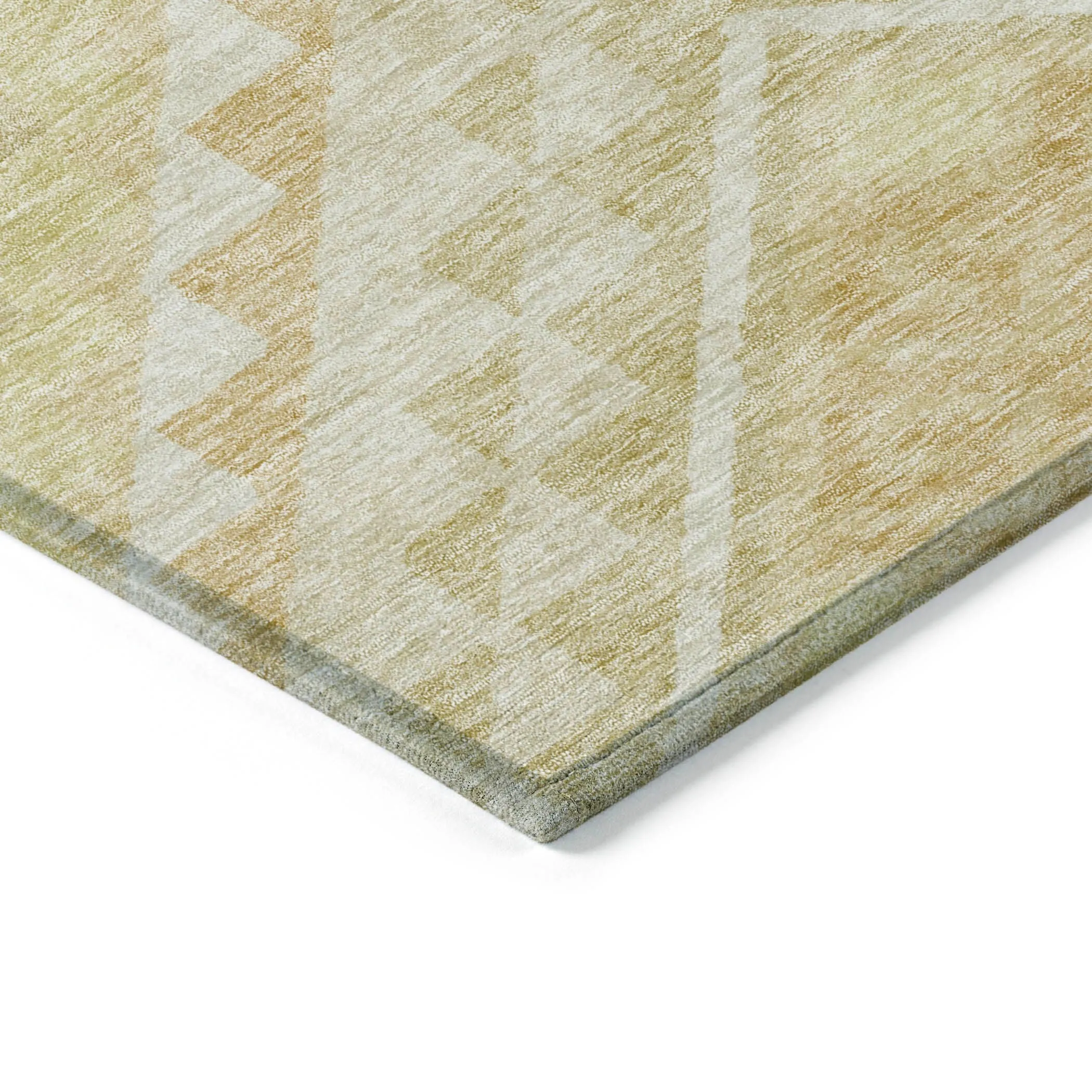 Machine Washable Indoor/ Outdoor Boho Tribal Chantille Rug