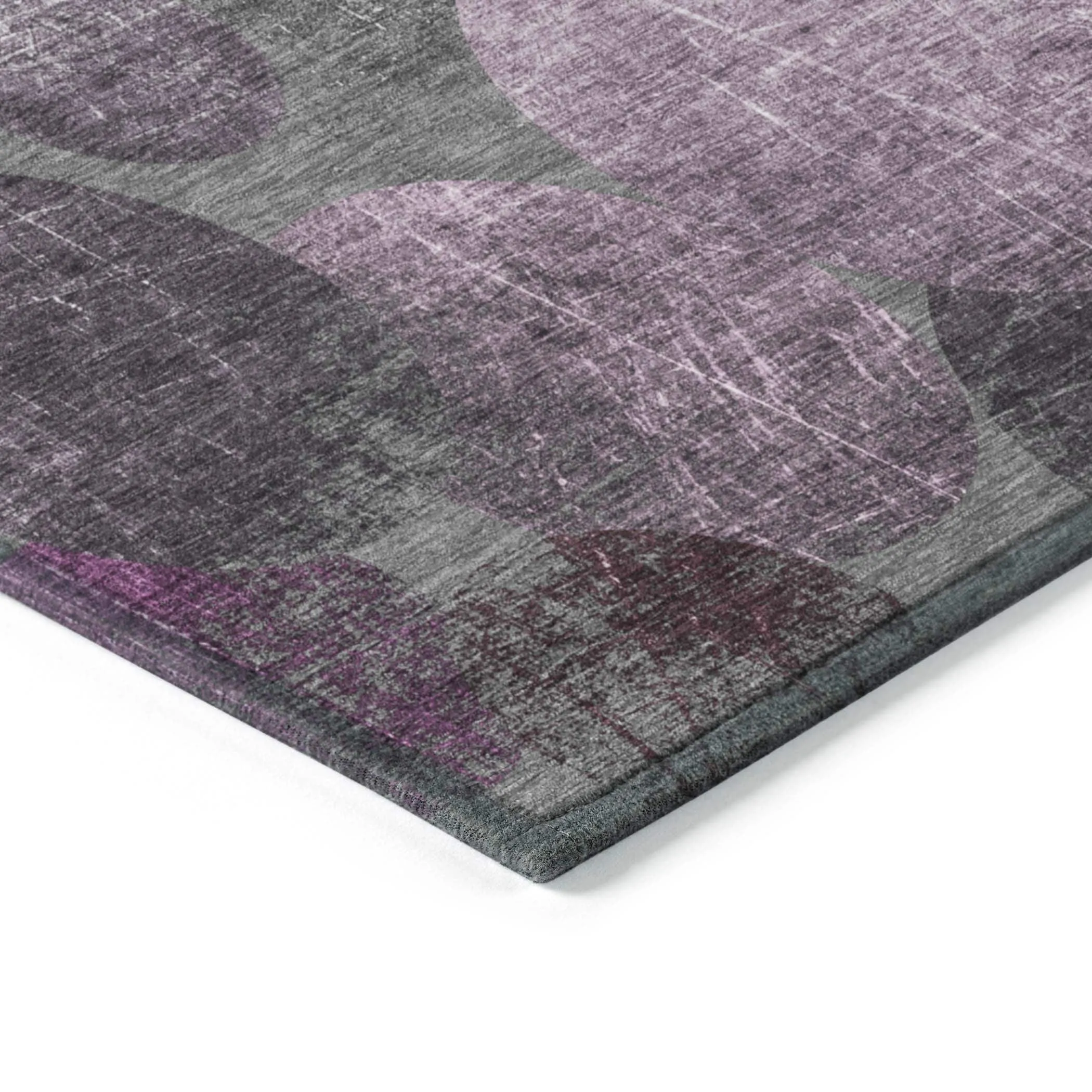 Machine Washable Indoor/ Outdoor Bubbles Chantille Rug