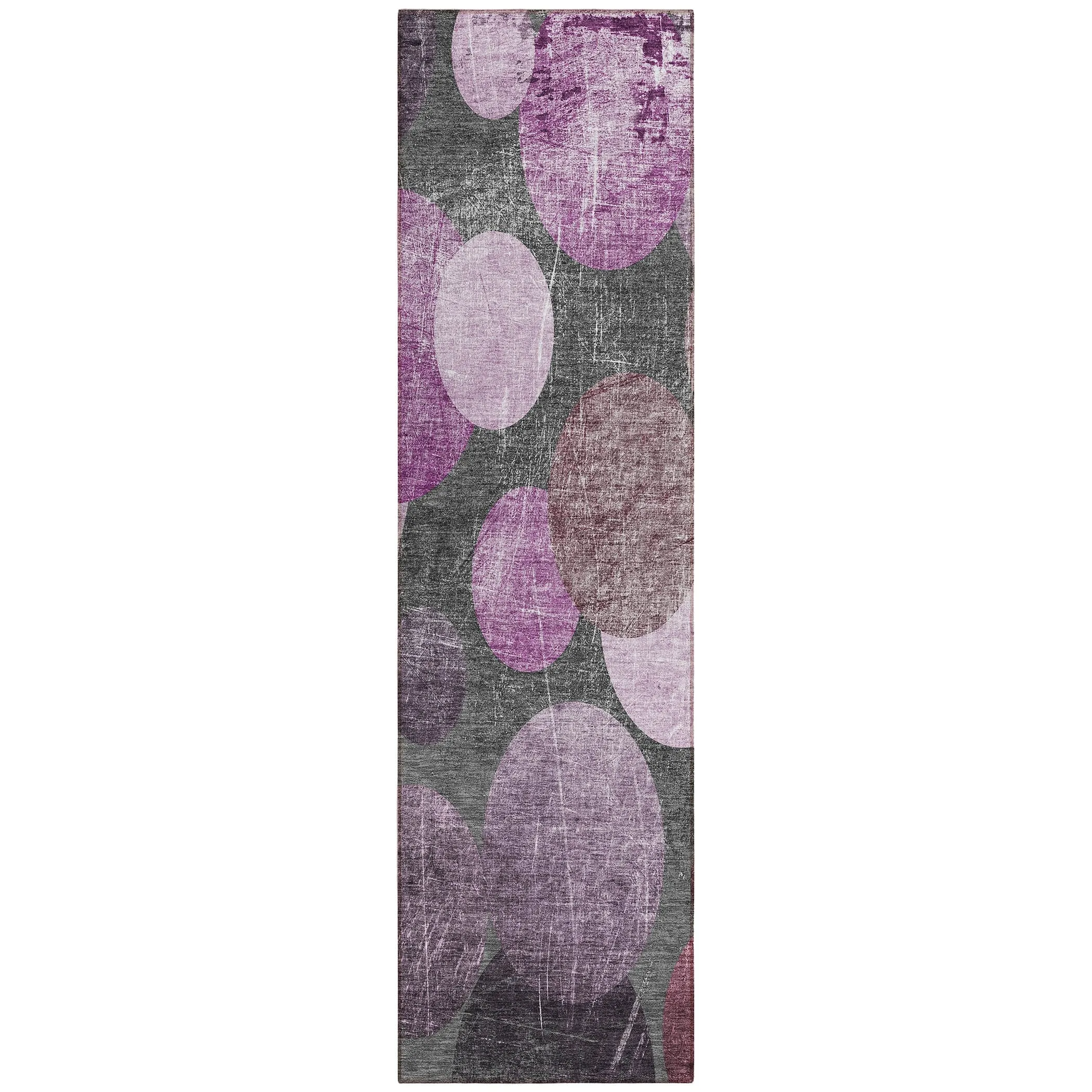 Machine Washable Indoor/ Outdoor Bubbles Chantille Rug