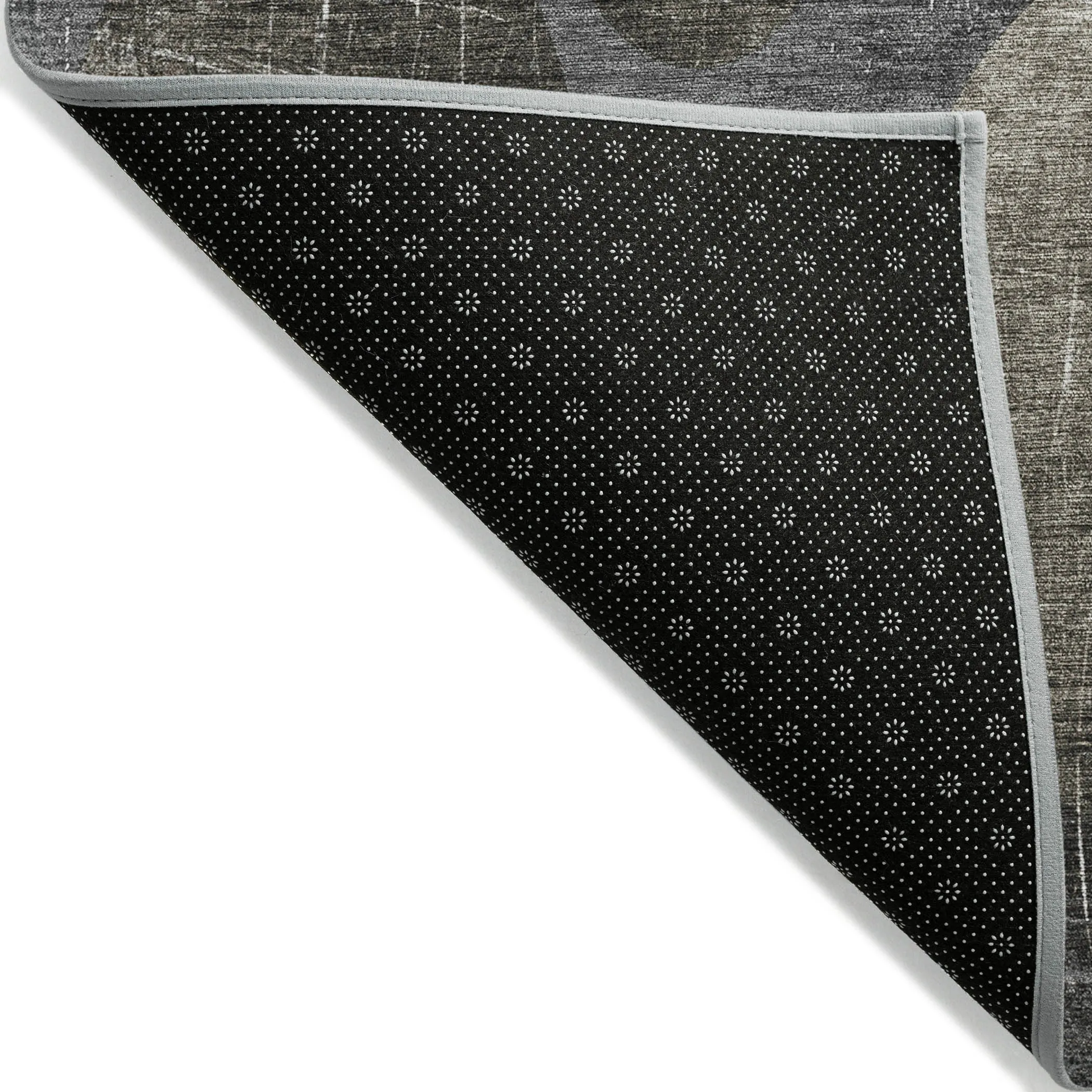 Machine Washable Indoor/ Outdoor Bubbles Chantille Rug
