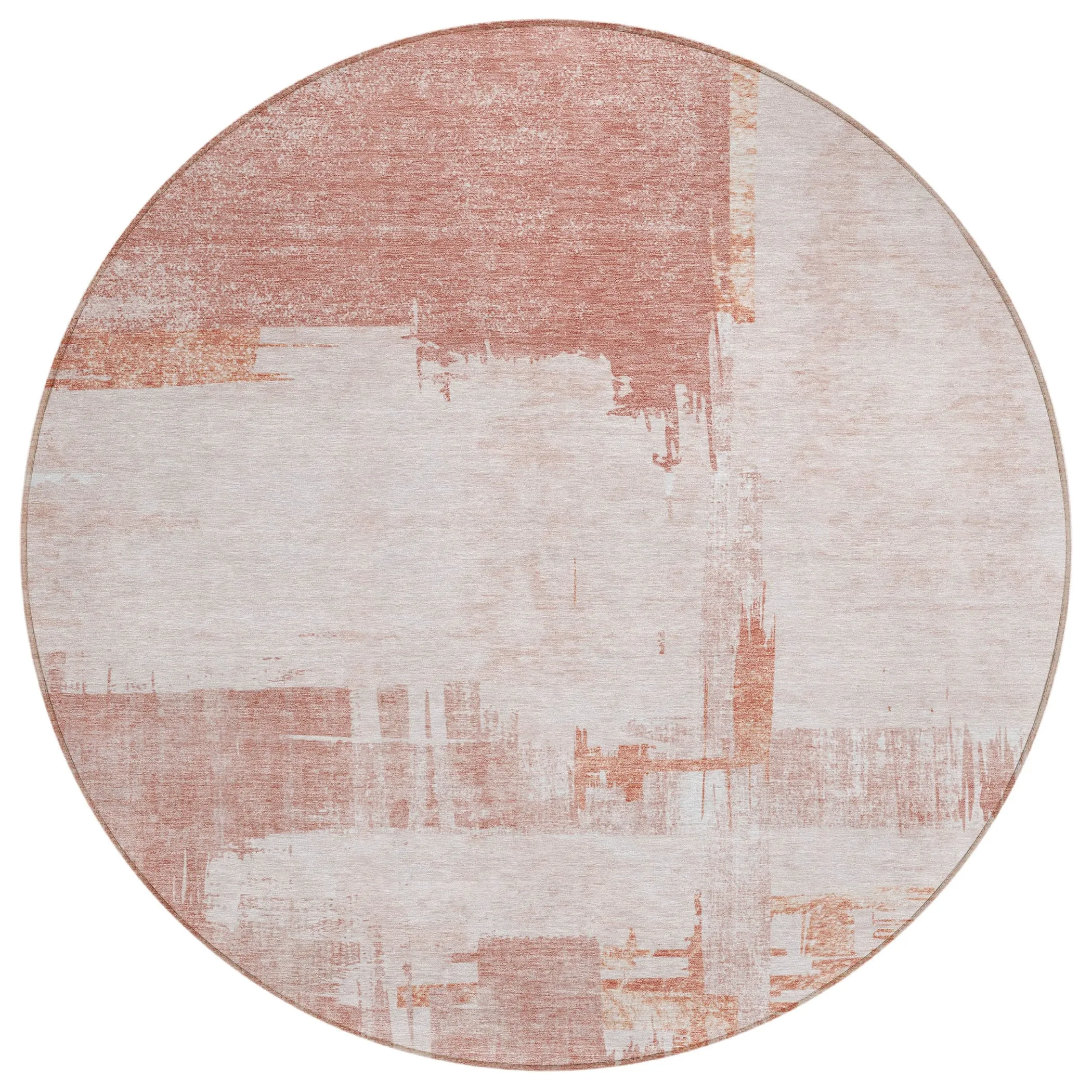 Machine Washable Indoor/ Outdoor Chantille Abstract Modern Rug