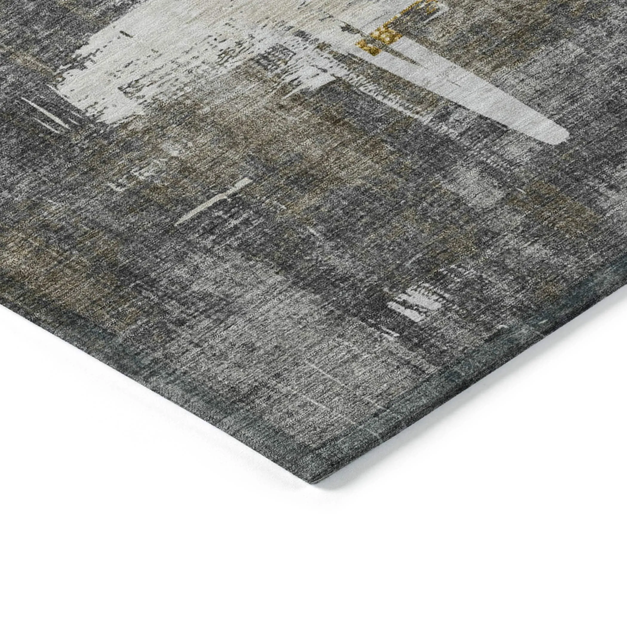 Machine Washable Indoor/ Outdoor Chantille Abstract Modern Rug