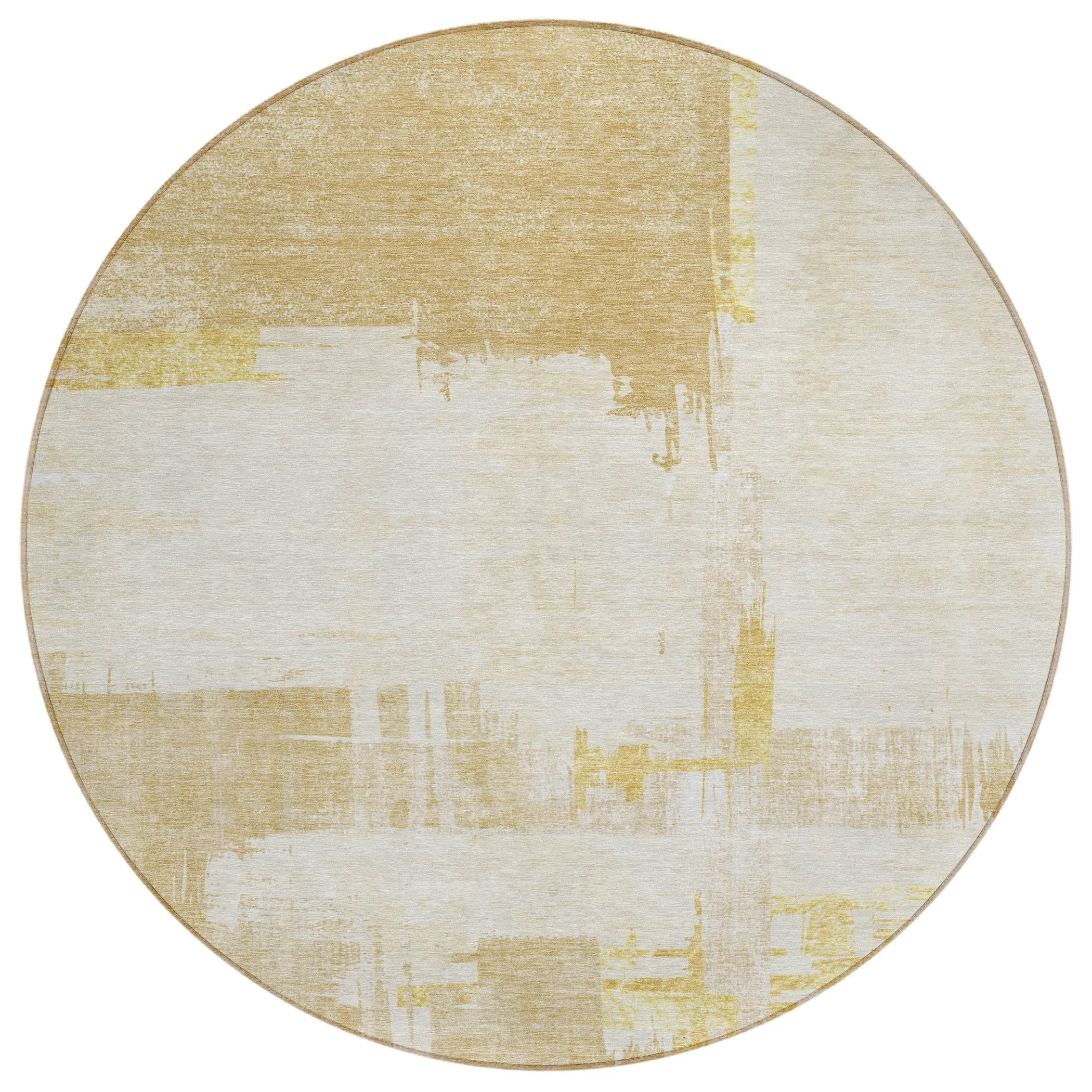Machine Washable Indoor/ Outdoor Chantille Abstract Modern Rug