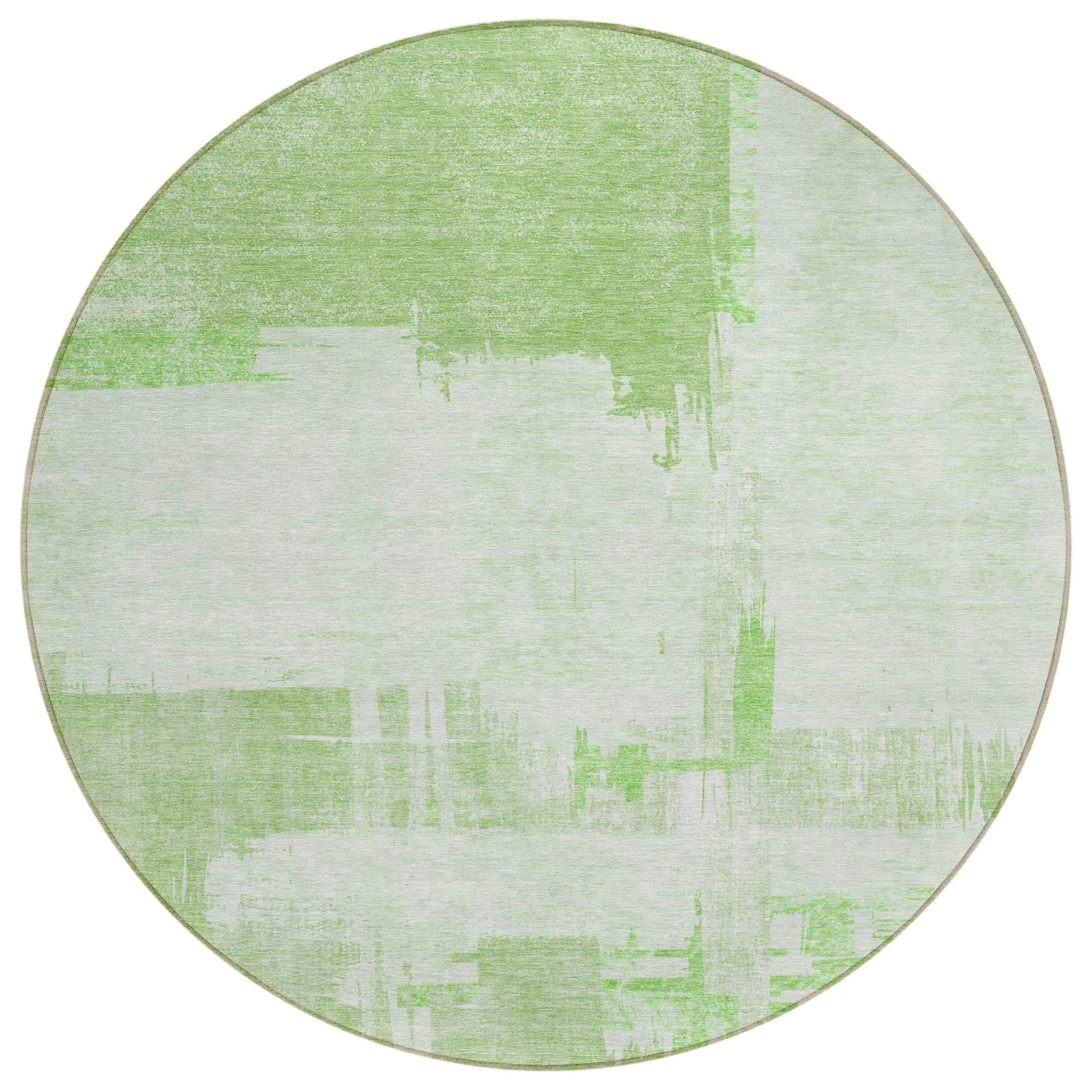 Machine Washable Indoor/ Outdoor Chantille Abstract Modern Rug