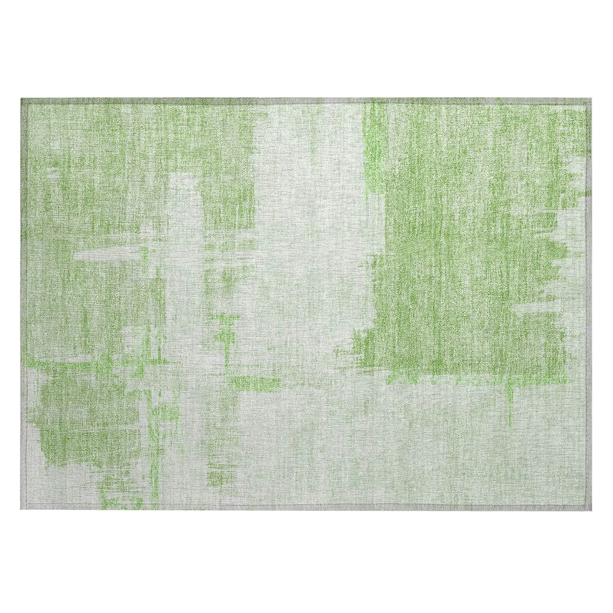 Machine Washable Indoor/ Outdoor Chantille Abstract Modern Rug