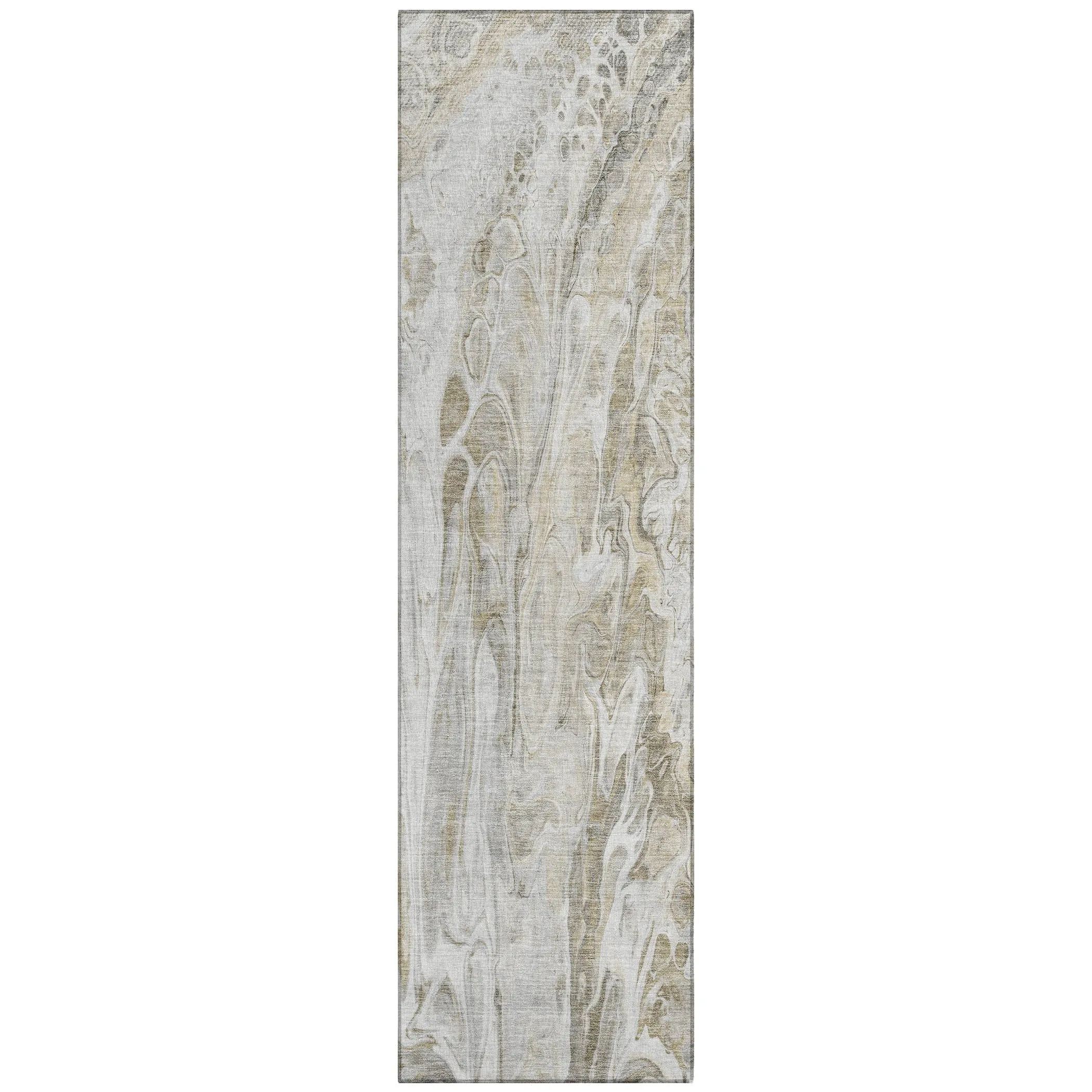 Machine Washable Indoor/ Outdoor Chantille Abstract Modern Rug