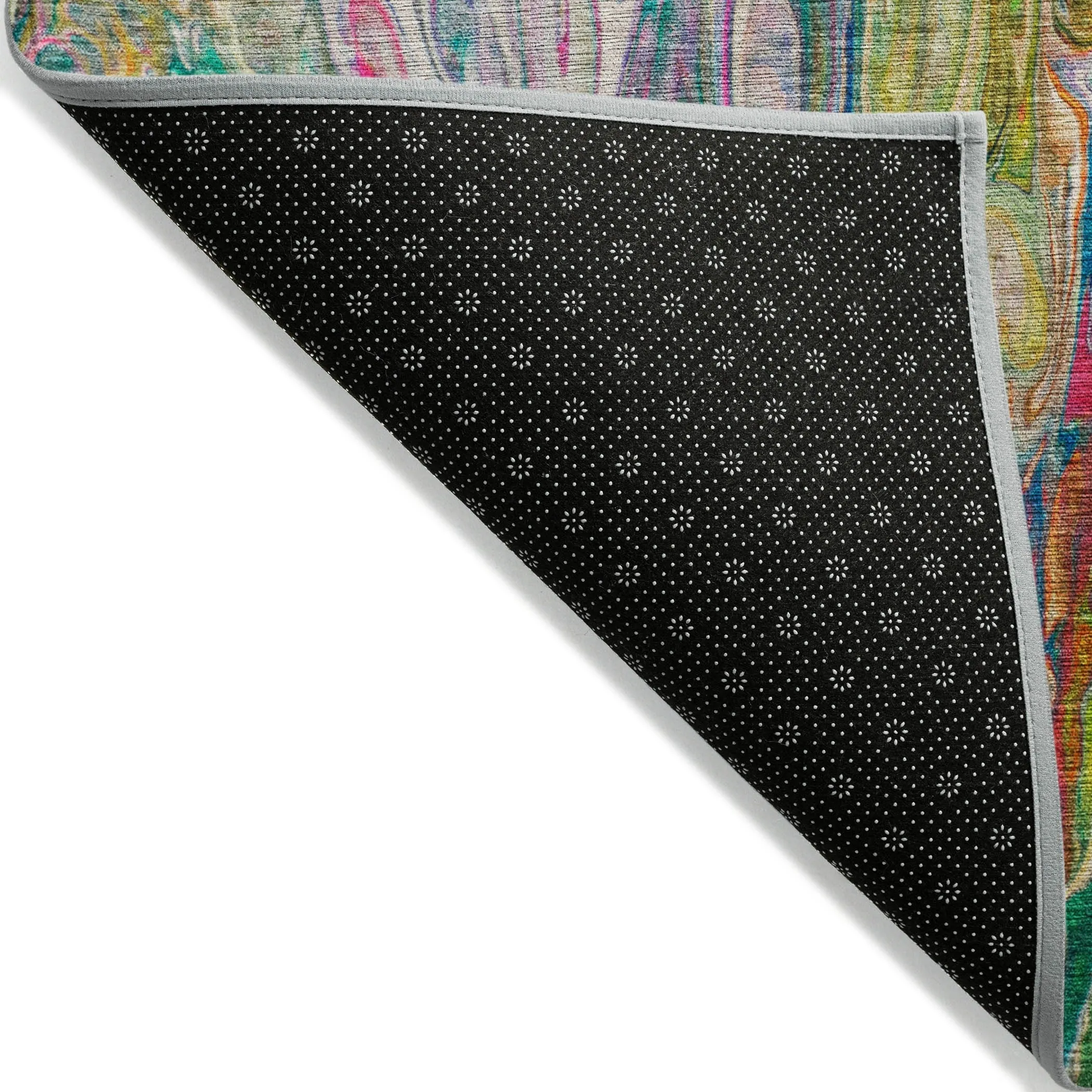 Machine Washable Indoor/ Outdoor Chantille Abstract Modern Rug
