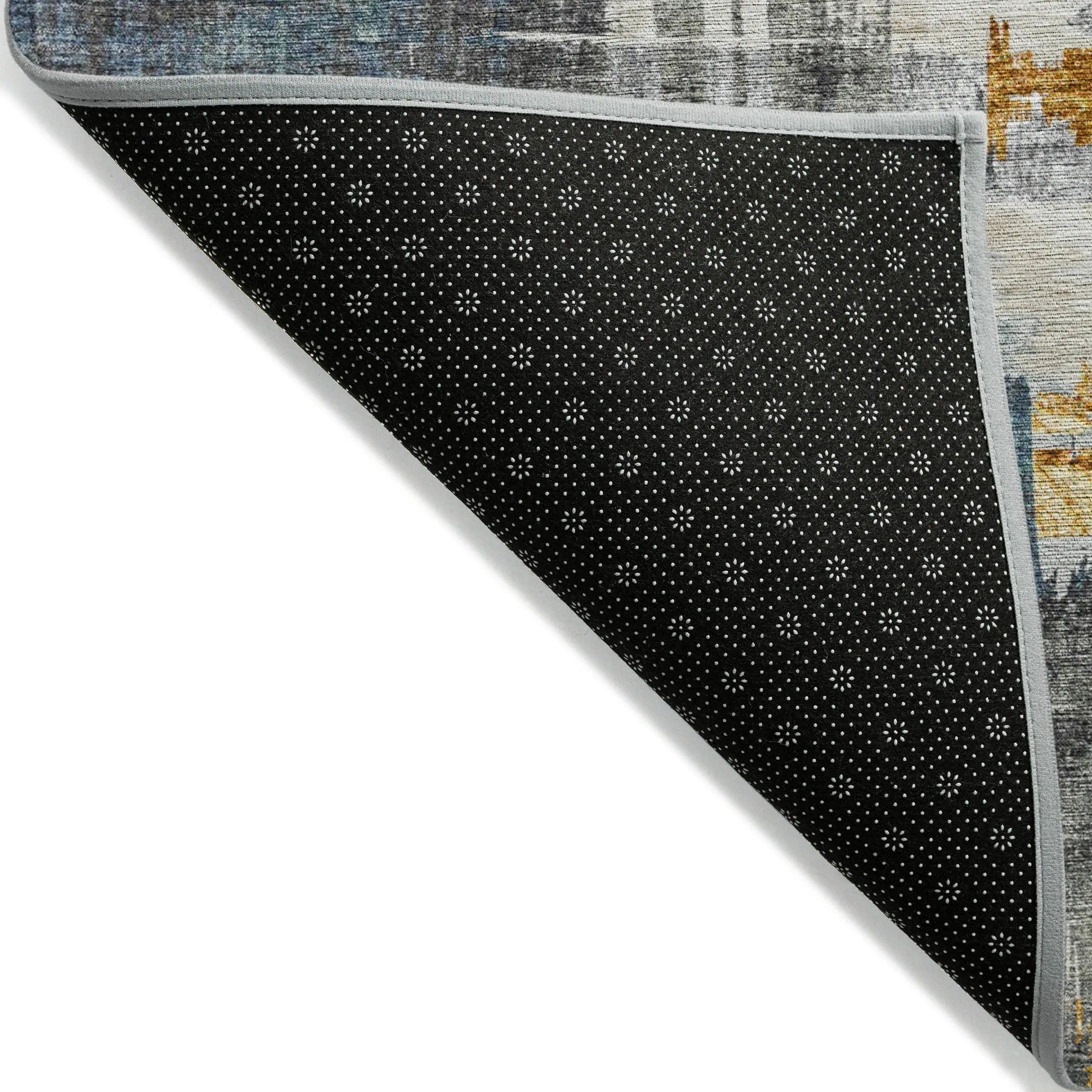 Machine Washable Indoor/ Outdoor Chantille Abstract Modern Rug