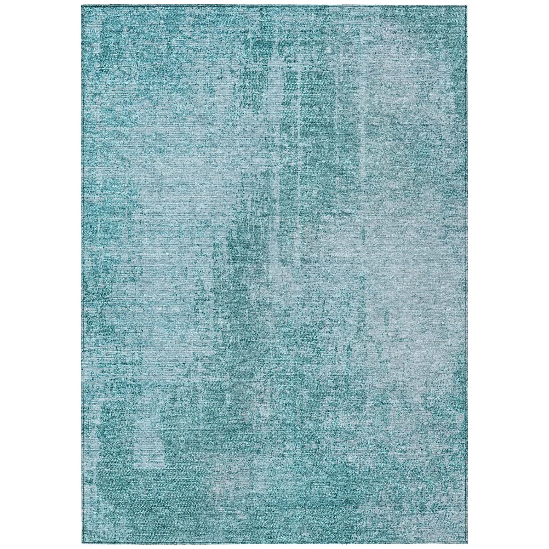Machine Washable Indoor/ Outdoor Chantille Abstract Ombre Rug