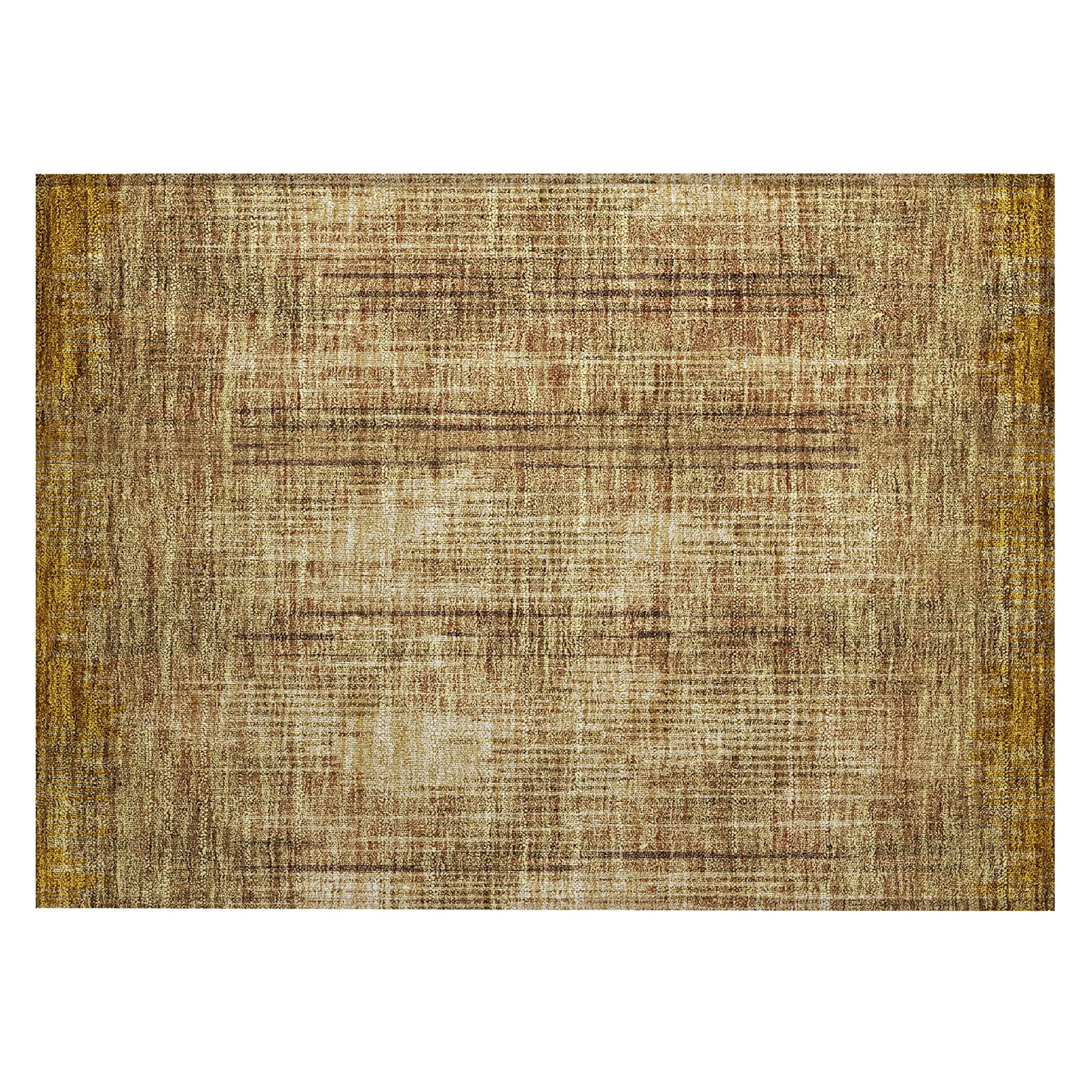 Machine Washable Indoor/ Outdoor Chantille Abstract Ombre Rug