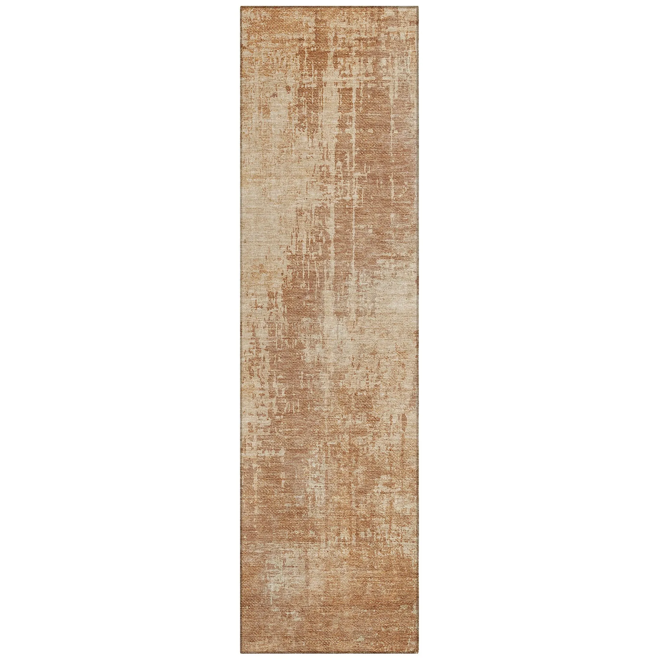 Machine Washable Indoor/ Outdoor Chantille Abstract Ombre Rug