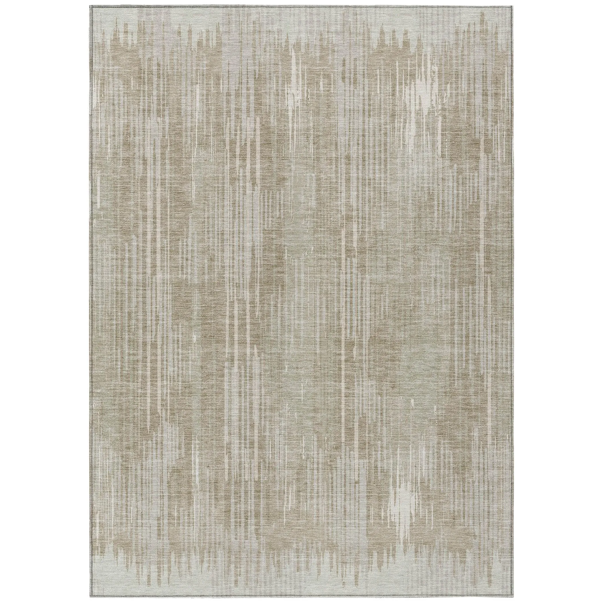 Machine Washable Indoor/ Outdoor Chantille Abstract Ombre Rug