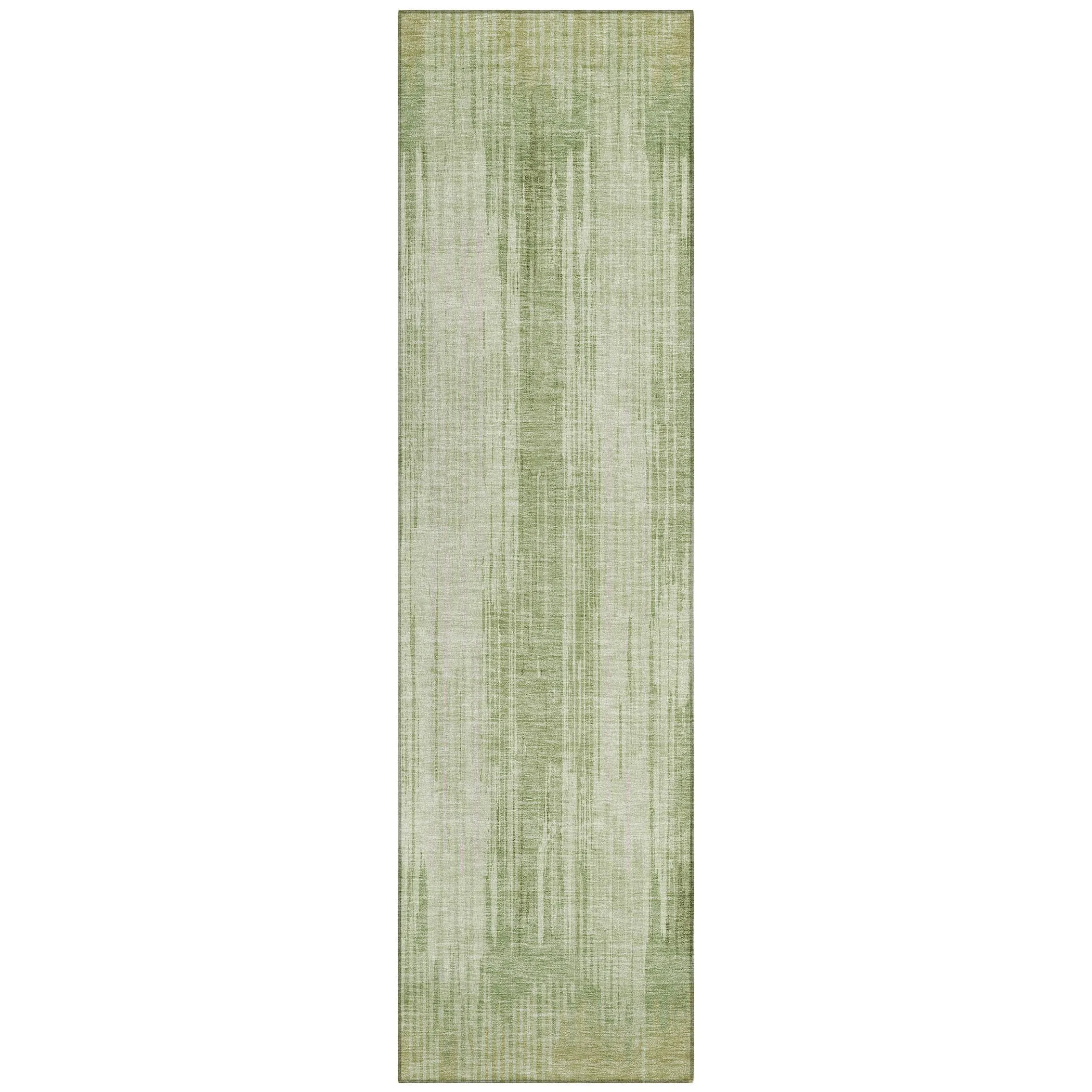 Machine Washable Indoor/ Outdoor Chantille Abstract Ombre Rug