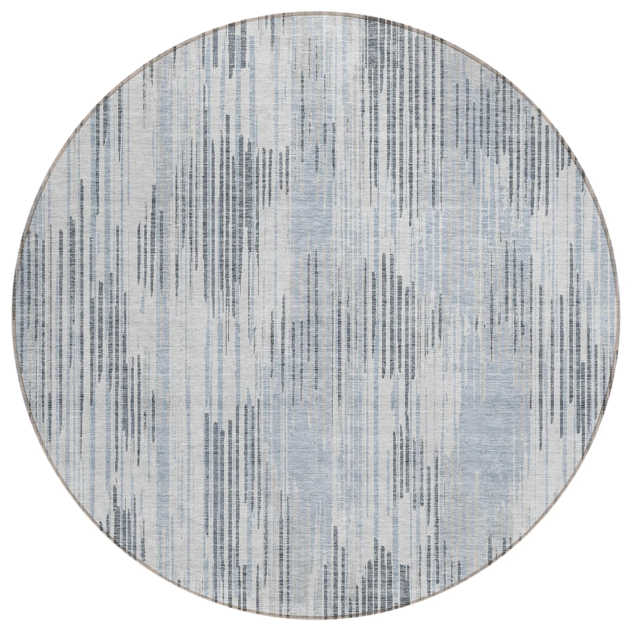 Machine Washable Indoor/ Outdoor Chantille Abstract Ombre Rug