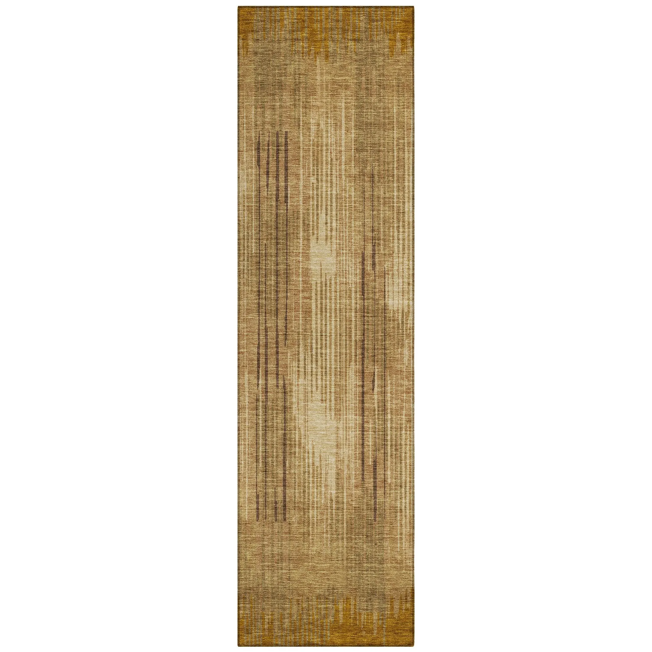 Machine Washable Indoor/ Outdoor Chantille Abstract Ombre Rug